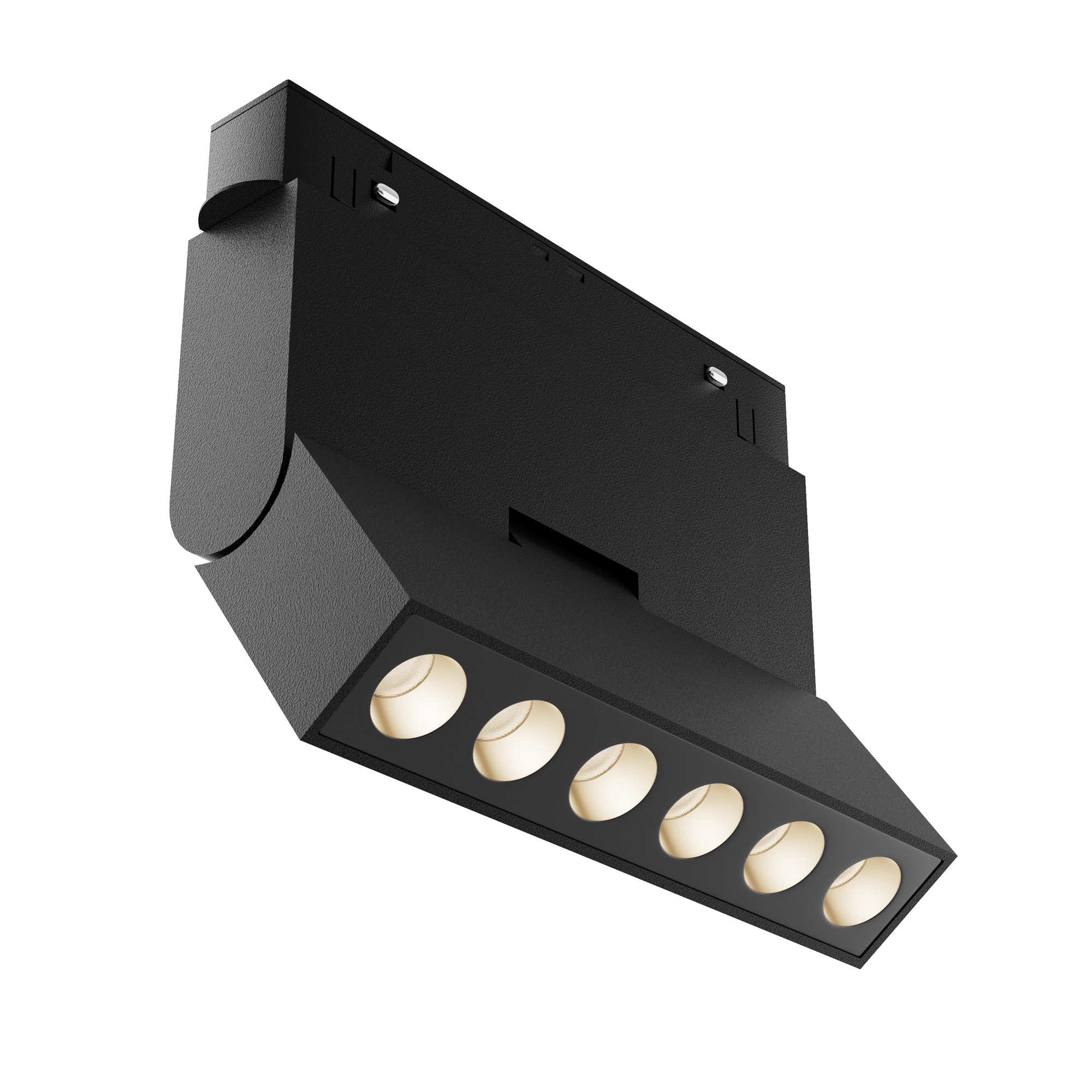 Магнитный трековый светильник Maytoni MAGNETIC TRACK SYSTEM TR033-2-6W4K-B, цвет черный - фото 2