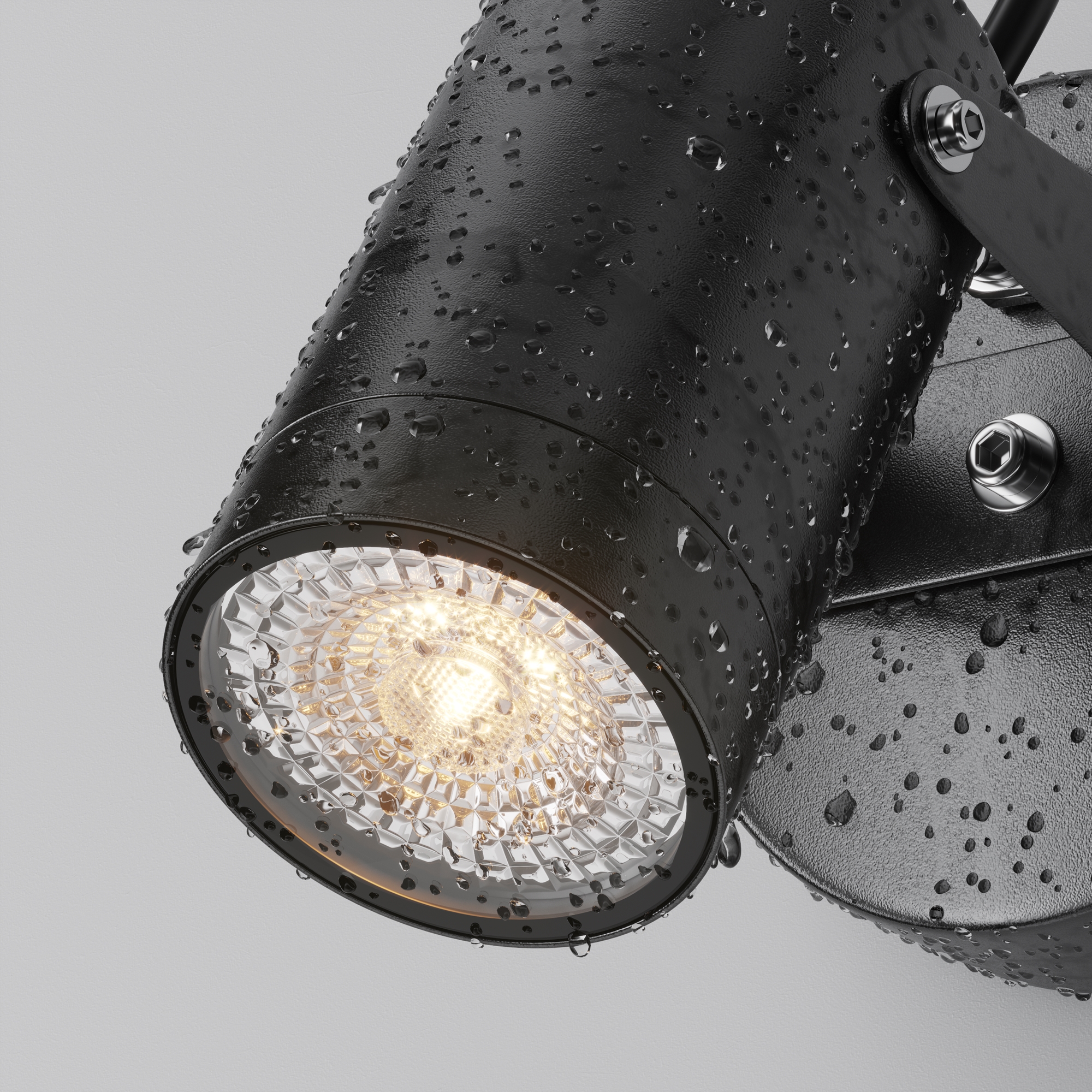 Уличный настенный светильник Maytoni OUTDOOR O025WL-01B, цвет черный - фото 6