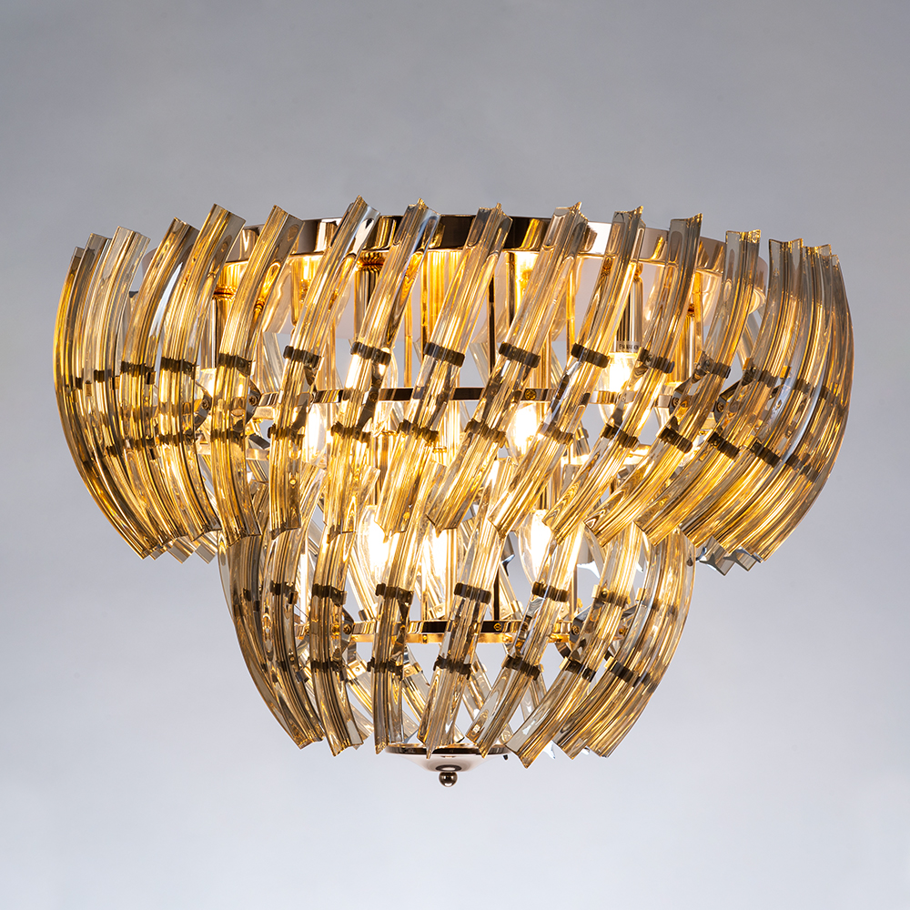 Потолочная люстра Arte Lamp ELLA A1054PL-9GO, цвет золотистый - фото 2