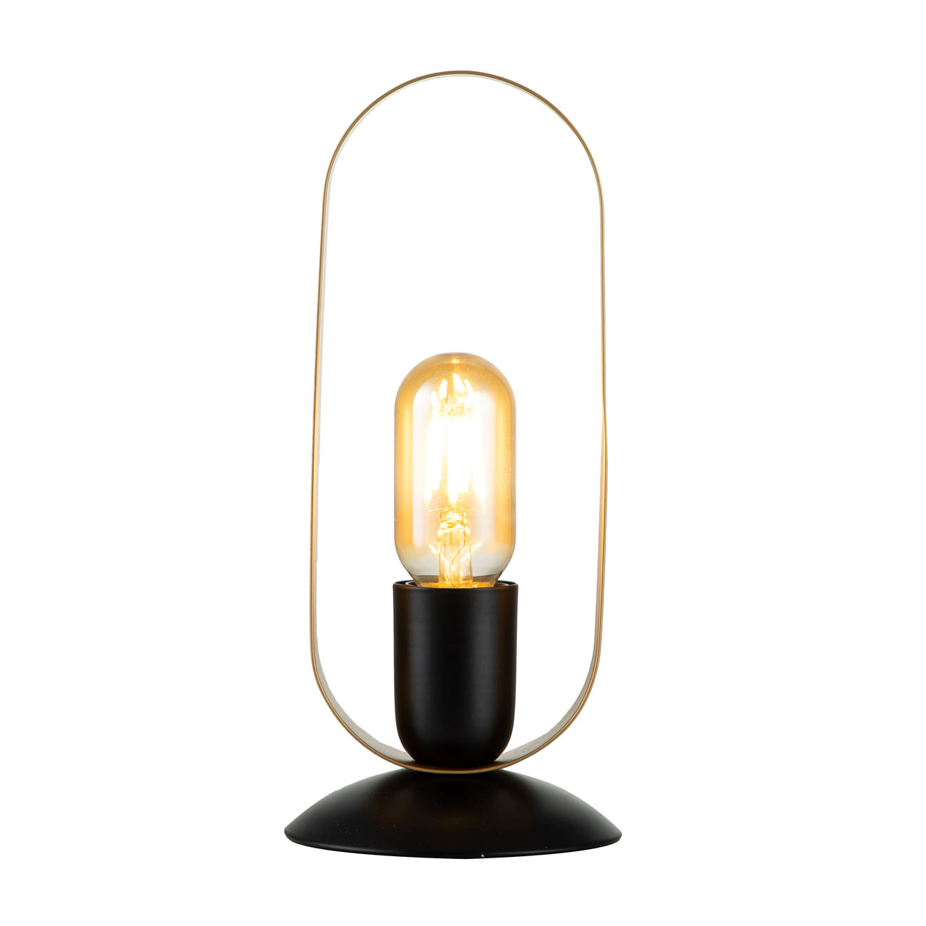 Декоративная настольная лампа Indigo ANIMO 10007/A/1T Black V000178, цвет золотистый - фото 2