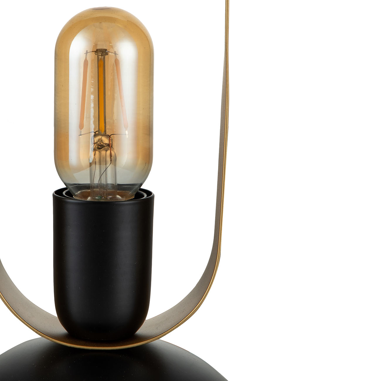 Декоративная настольная лампа Indigo ANIMO 10007/A/1T Black V000178, цвет золотистый - фото 3