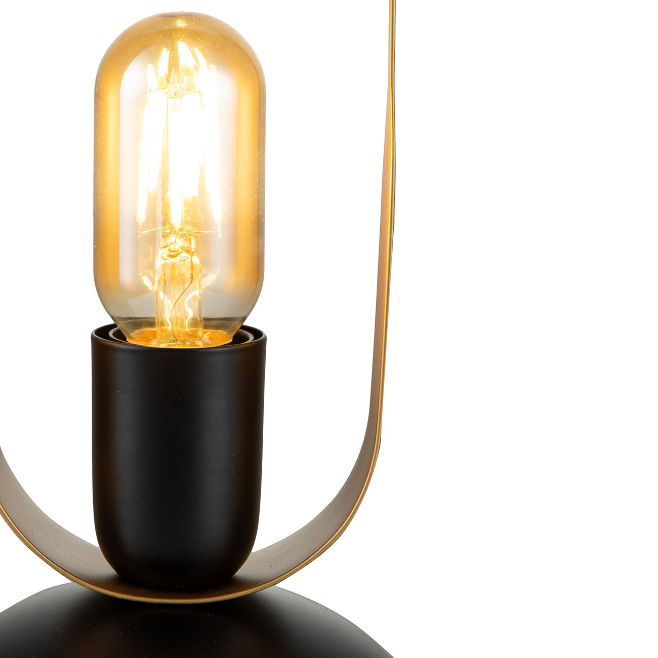 Декоративная настольная лампа Indigo ANIMO 10007/A/1T Black V000178, цвет золотистый - фото 4