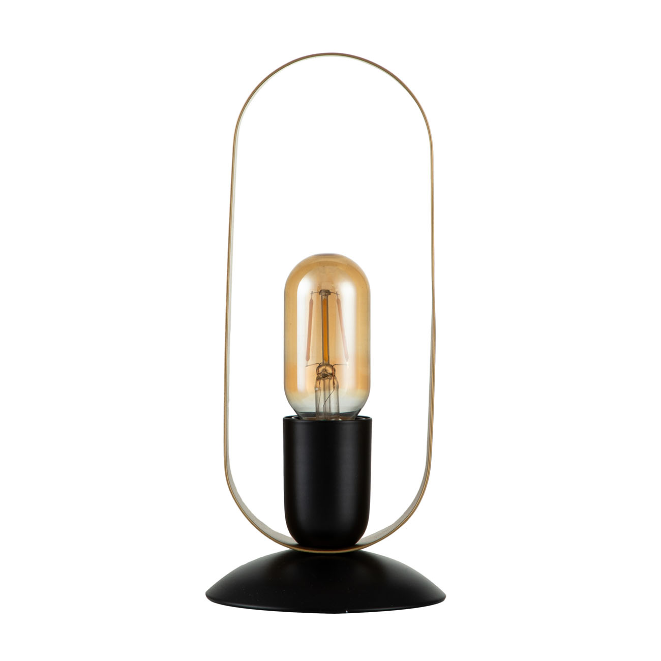 Декоративная настольная лампа Indigo ANIMO 10007/A/1T Black V000178, цвет золотистый - фото 1