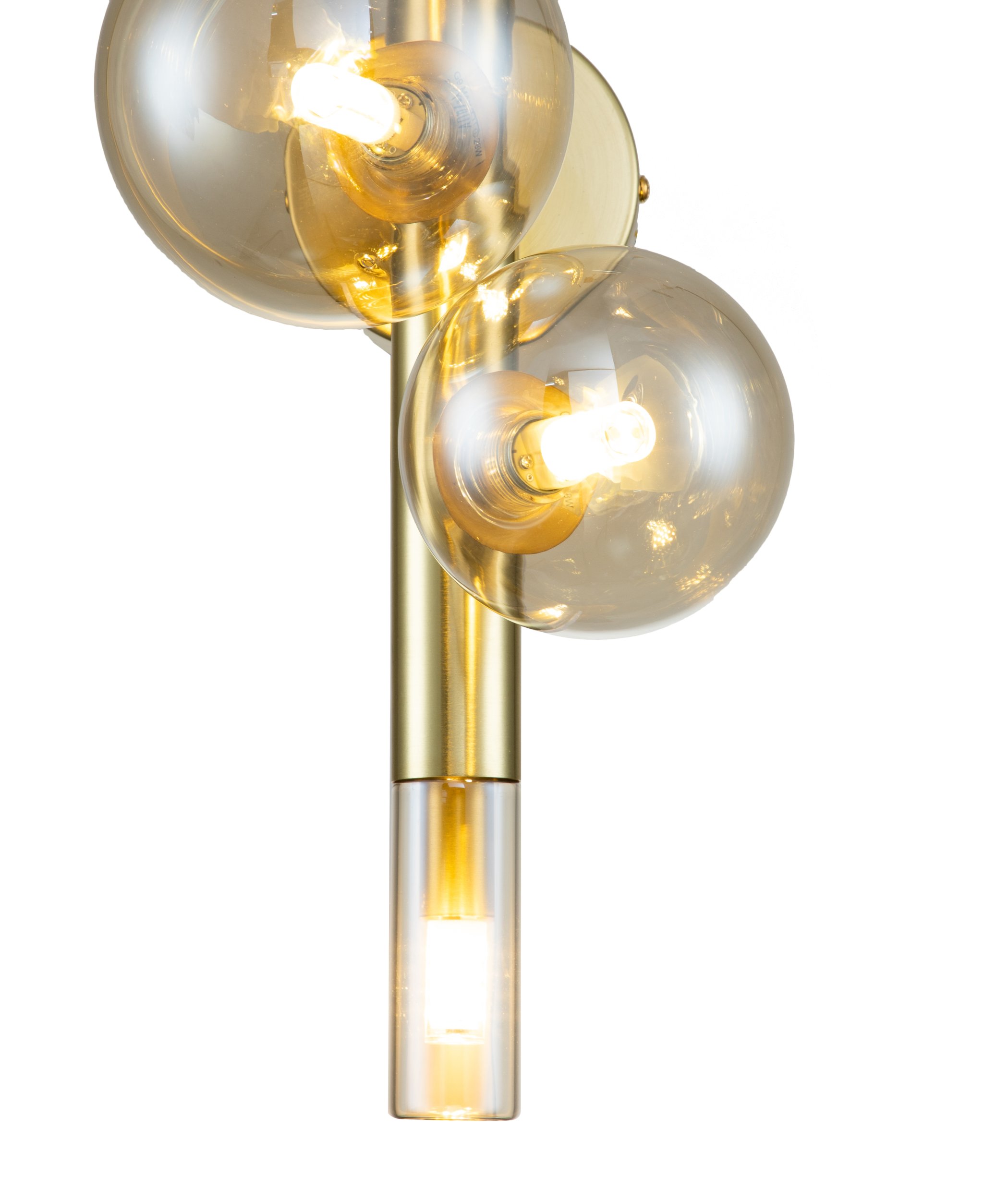 Настенный светильник Indigo CANTO 11026/5W Gold V000249, цвет янтарный - фото 4