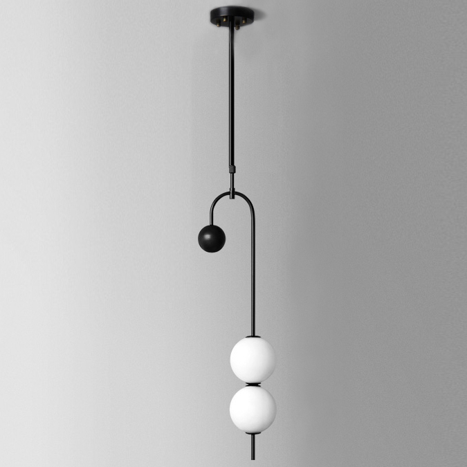 Подвесной светильник Imperiumloft 148161-22, цвет черный;белый - фото 1