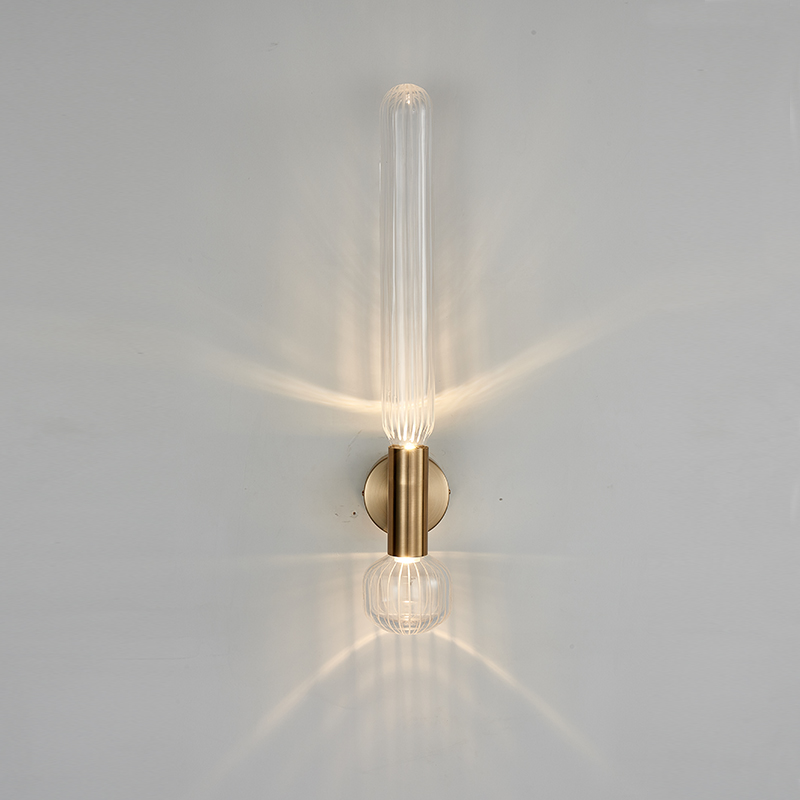 Настенный светильник Imperiumloft 151399-26, цвет прозрачный;золотистый - фото 1