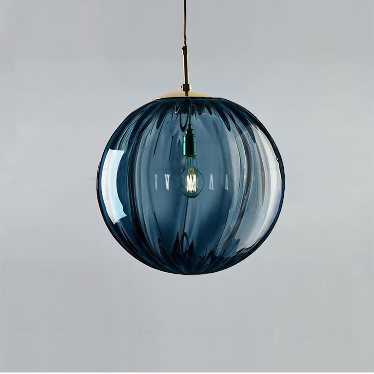 Подвесной светильник Imperiumloft ASKA 177922-26, цвет синий - фото 1