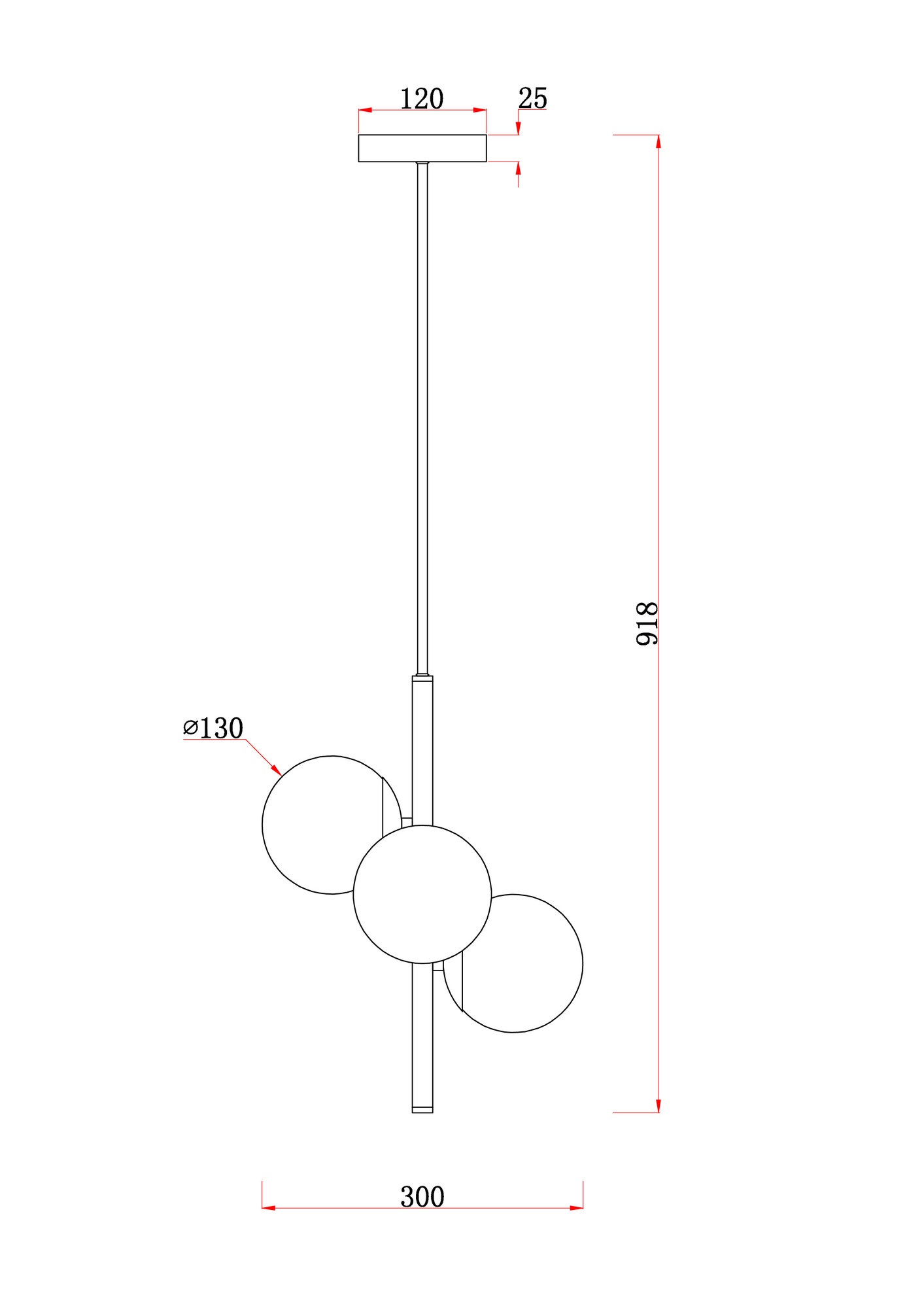 Подвесной светильник Freya ZING FR5199PL-03BS, цвет белый - фото 7