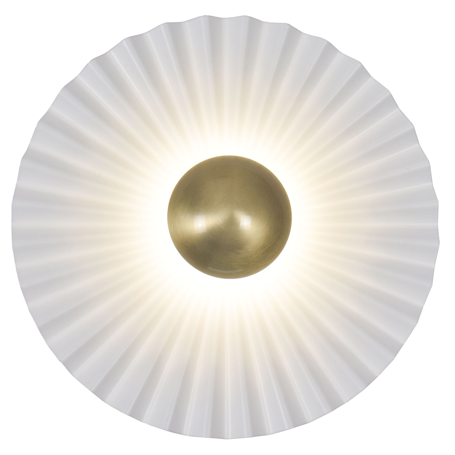 Настенный светильник Lussole LSP-7017, цвет белый;золотистый - фото 1