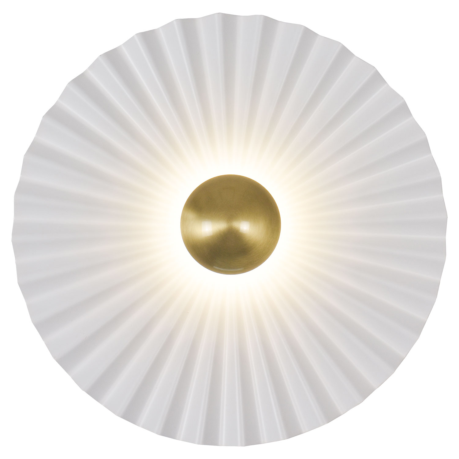 Настенный светильник Lussole LSP-7018, цвет белый;золотистый - фото 1