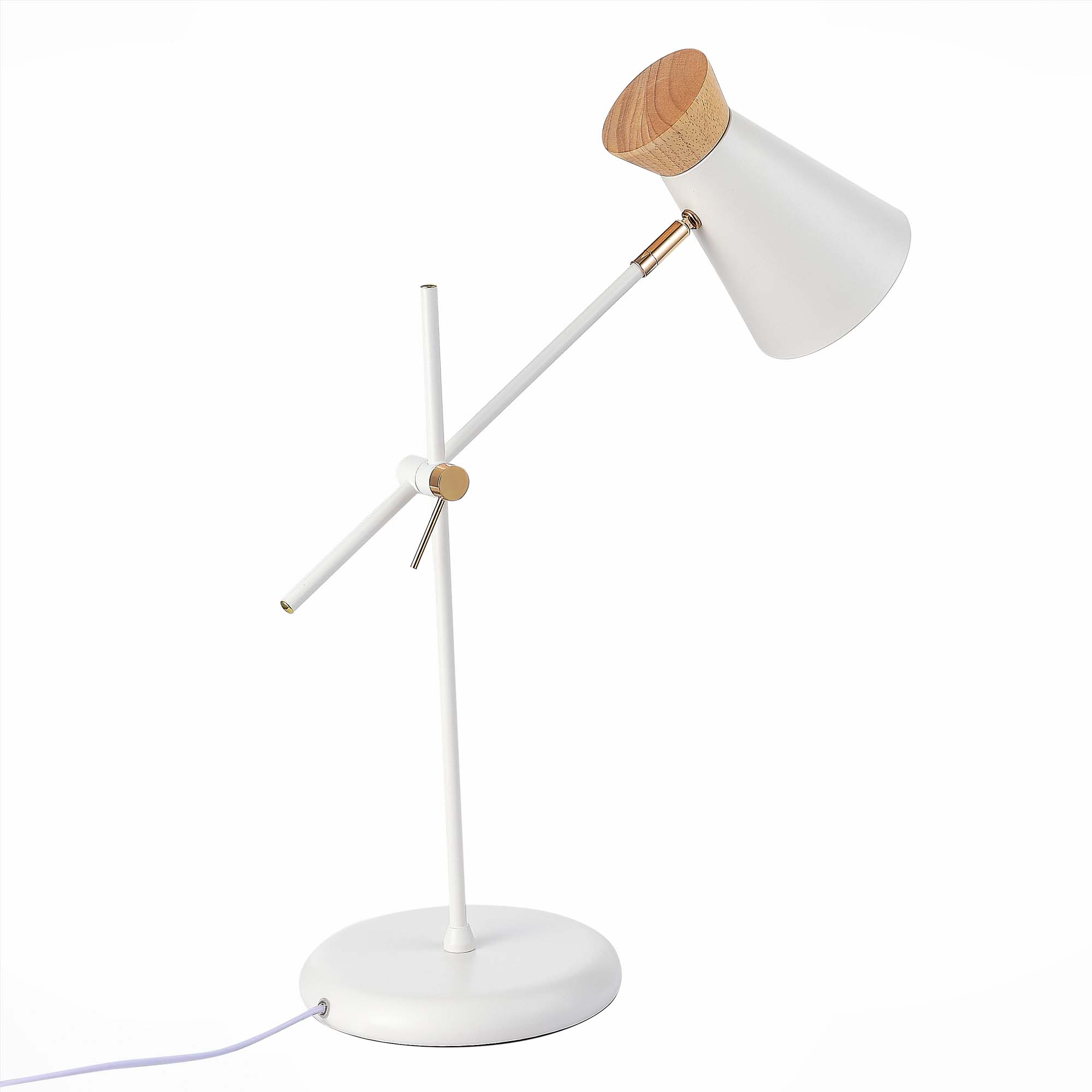 Офисная настольная лампа Evoluce ALFEO SLE1252-504-01, цвет белый;бежевый - фото 3