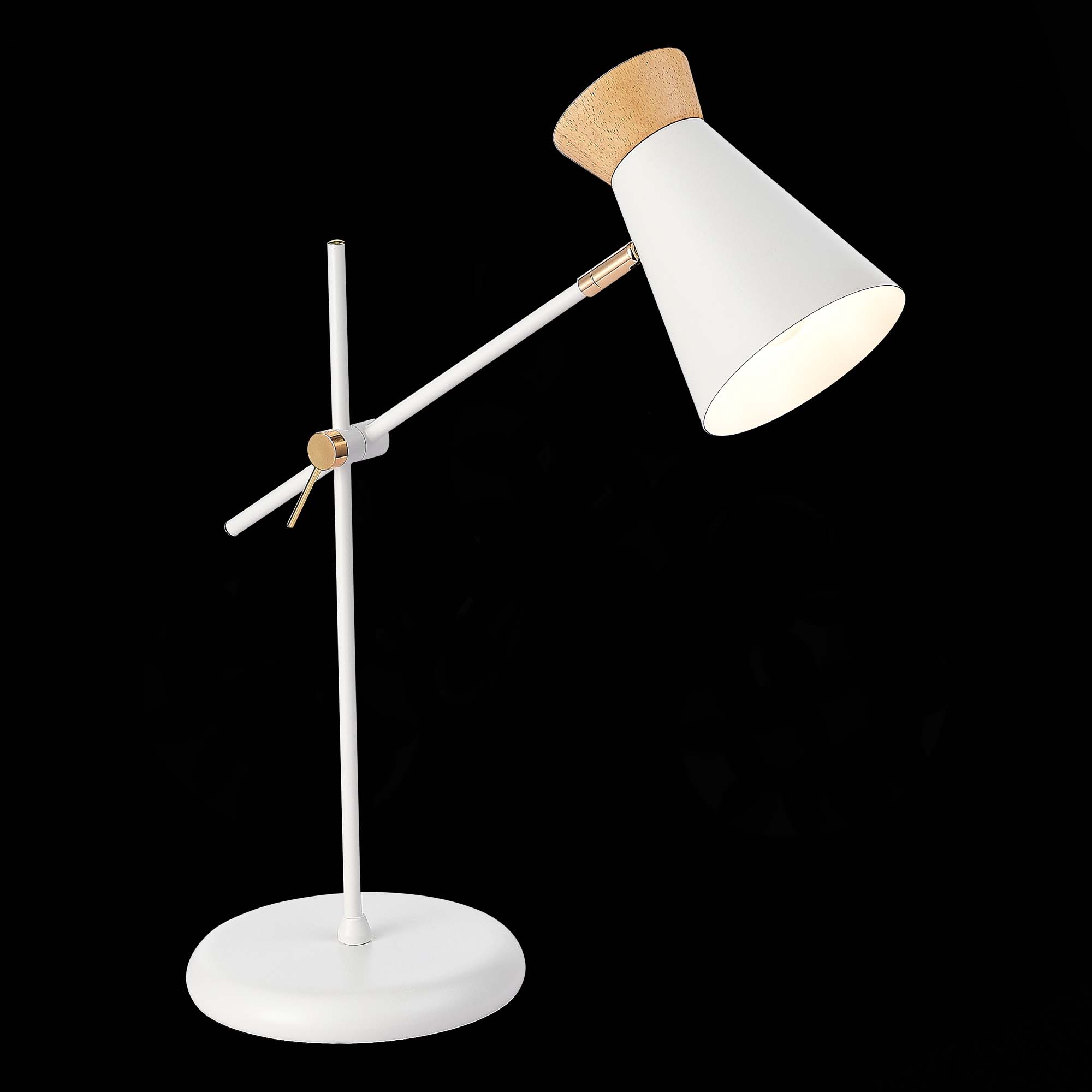 Офисная настольная лампа Evoluce ALFEO SLE1252-504-01, цвет белый;бежевый - фото 4