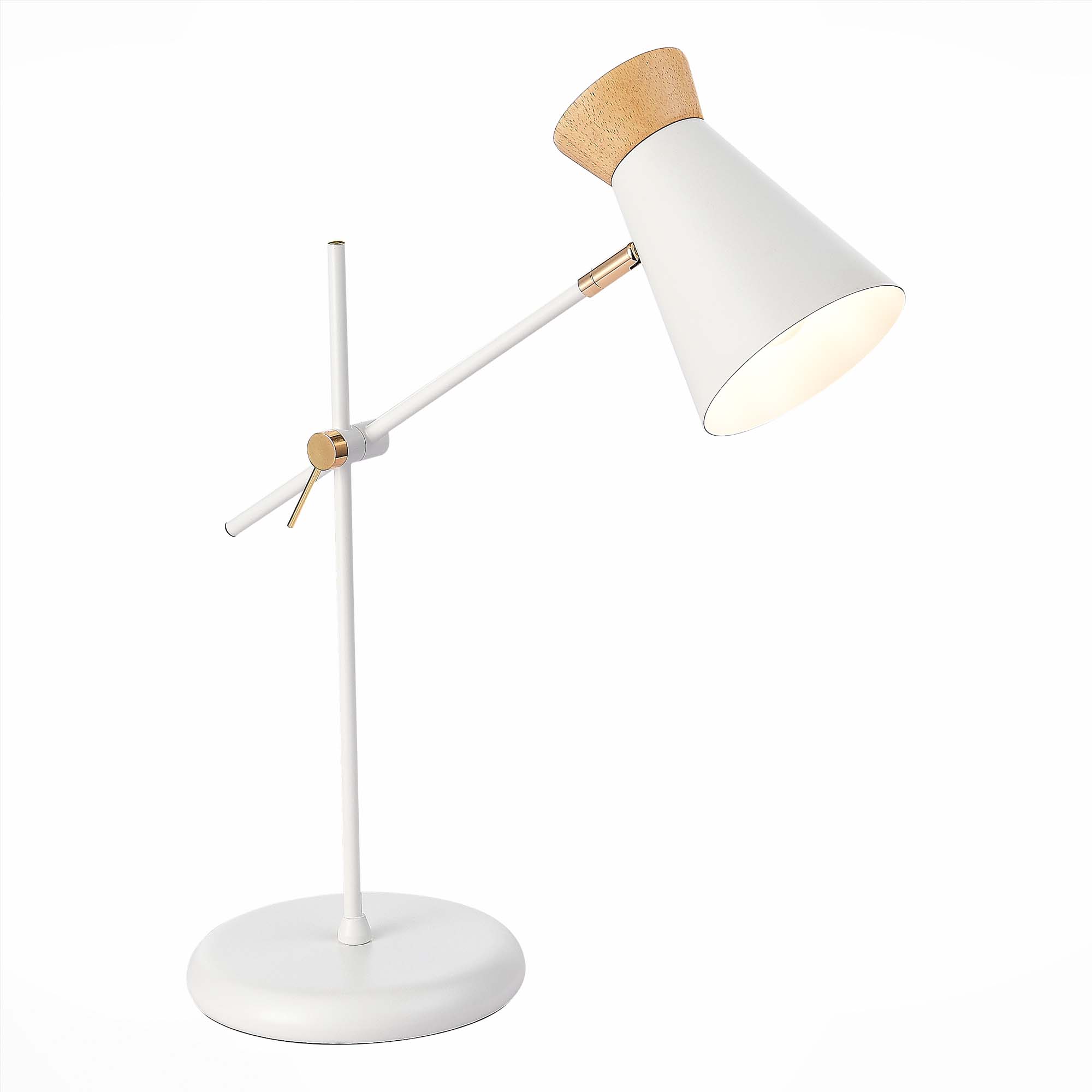 Офисная настольная лампа Evoluce ALFEO SLE1252-504-01, цвет белый;бежевый - фото 1