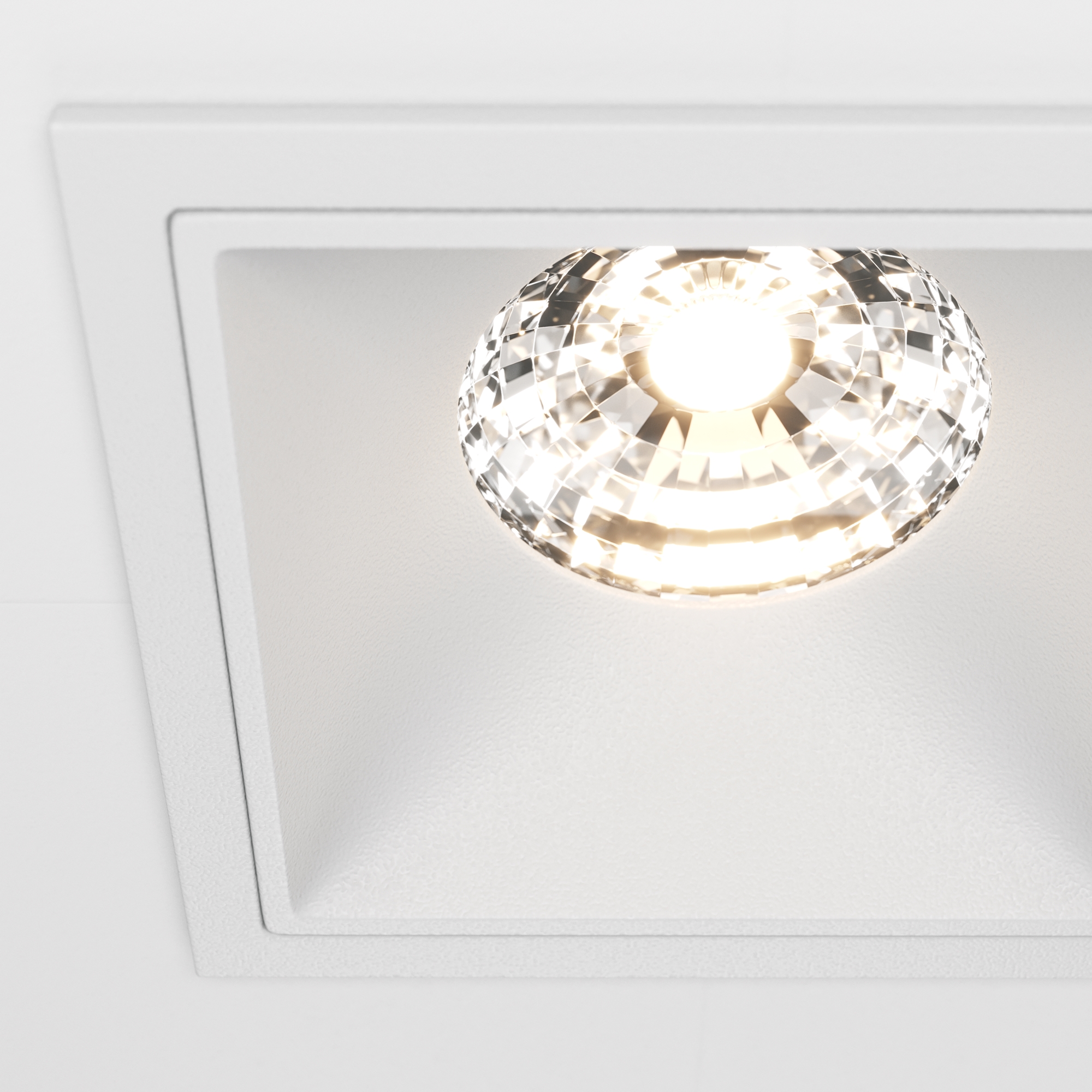 Встраиваемый светильник Maytoni ALFA LED DL043-01-15W3K-SQ-W, цвет белый - фото 3