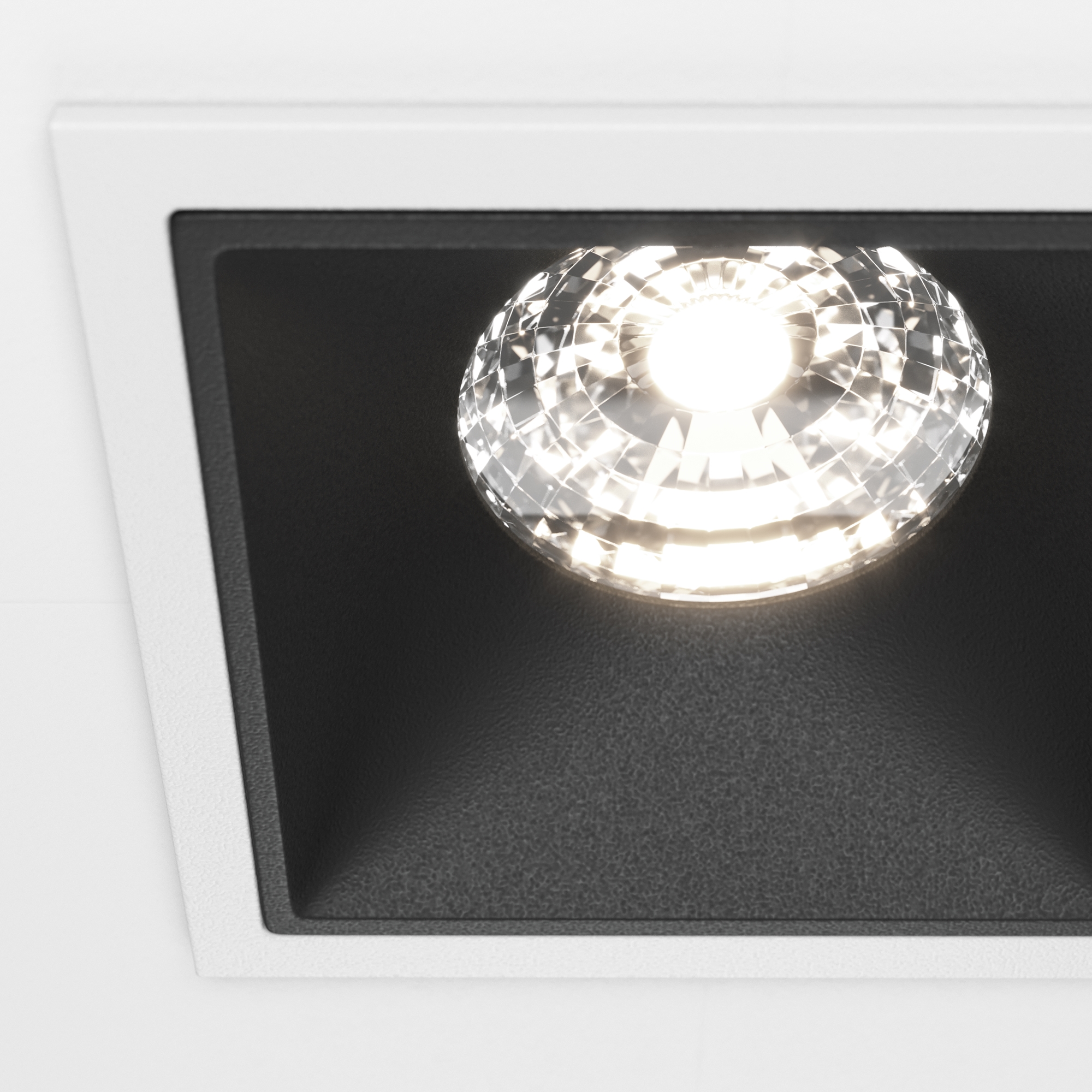 Встраиваемый светильник Maytoni ALFA LED DL043-01-15W4K-SQ-WB, цвет белый;черный - фото 2