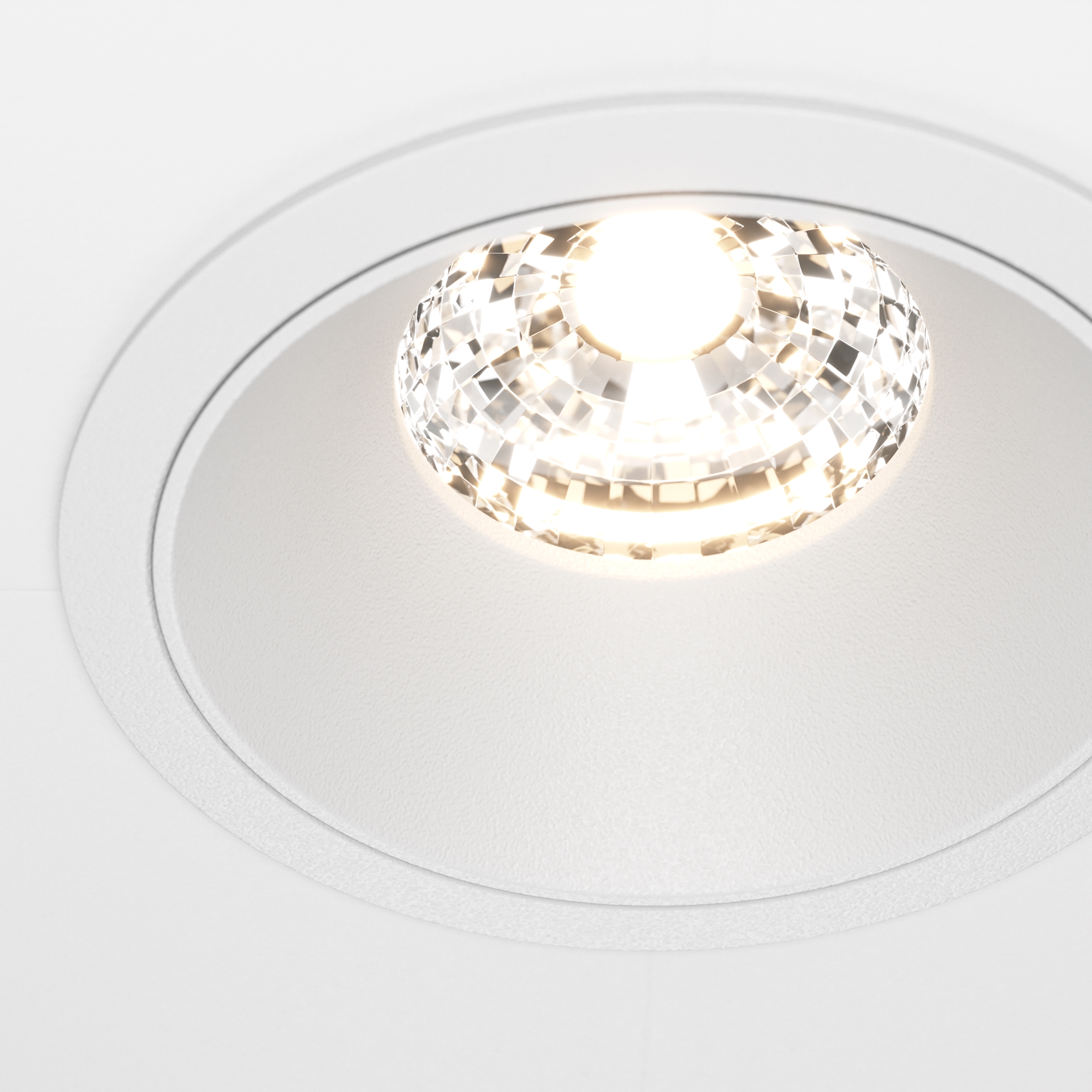 Встраиваемый светильник Maytoni ALFA LED DL043-01-15W3K-D-RD-W, цвет белый - фото 2
