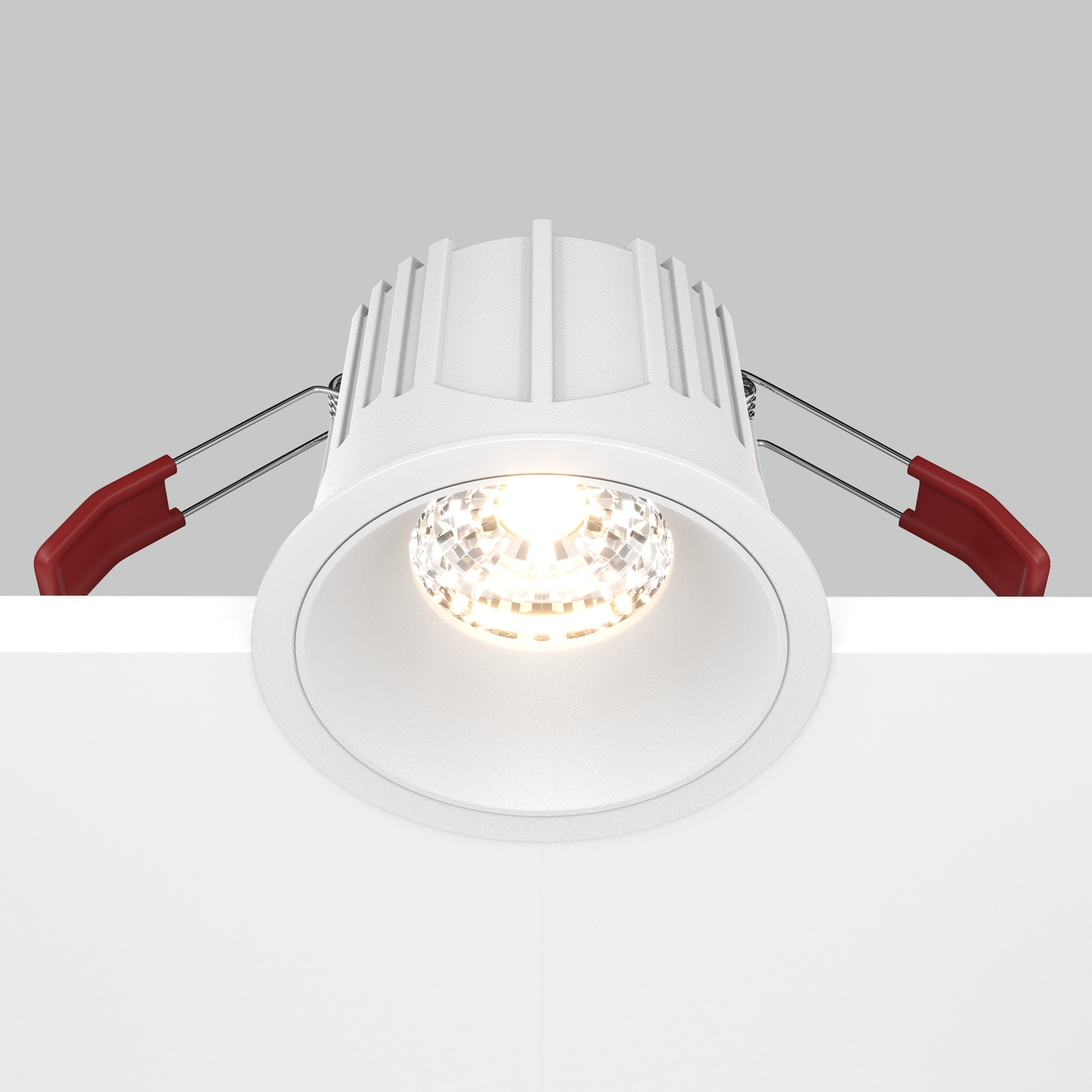Встраиваемый светильник Maytoni ALFA LED DL043-01-15W3K-D-RD-W, цвет белый - фото 4