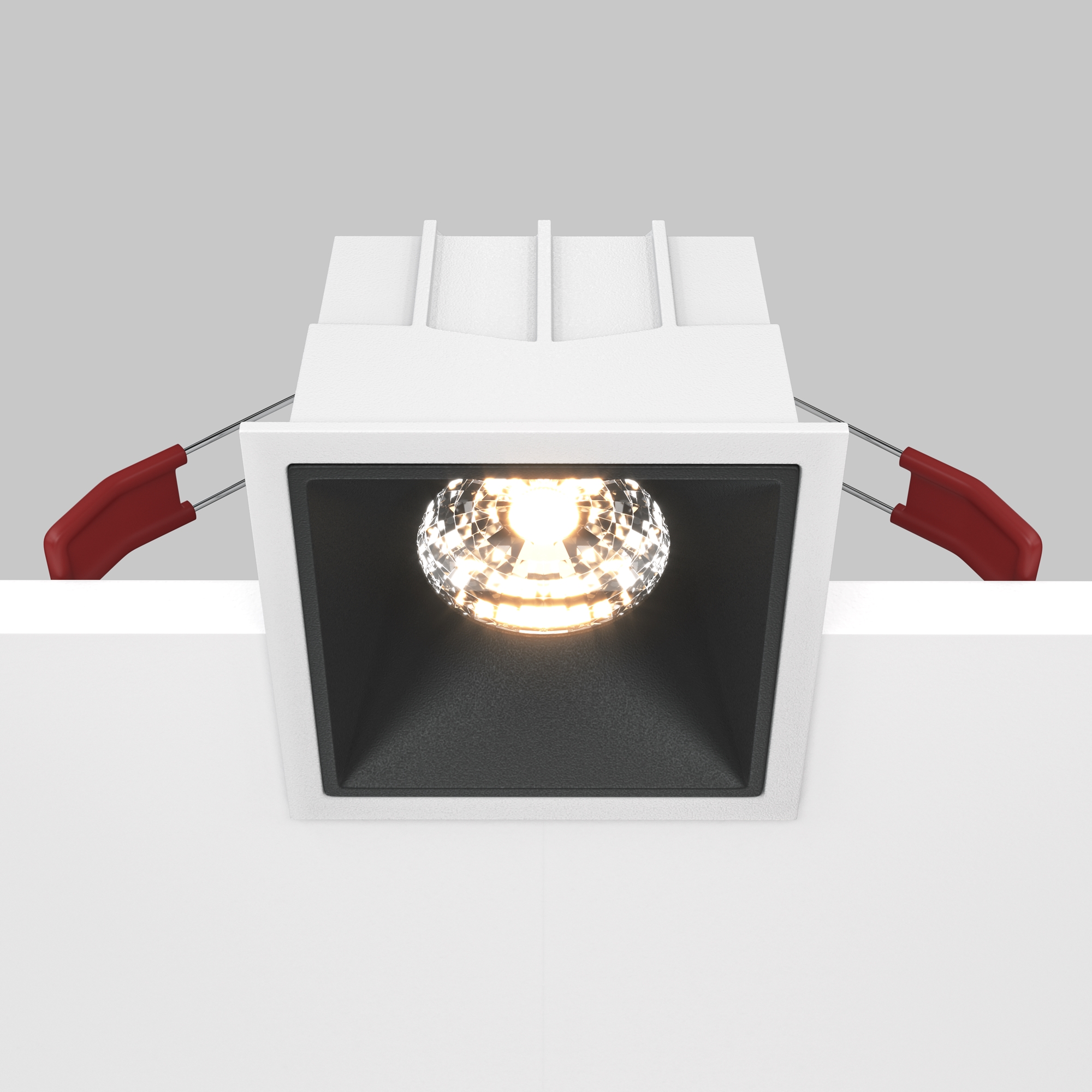 Встраиваемый светильник Maytoni ALFA LED DL043-01-15W3K-D-SQ-WB, цвет белый;черный - фото 4