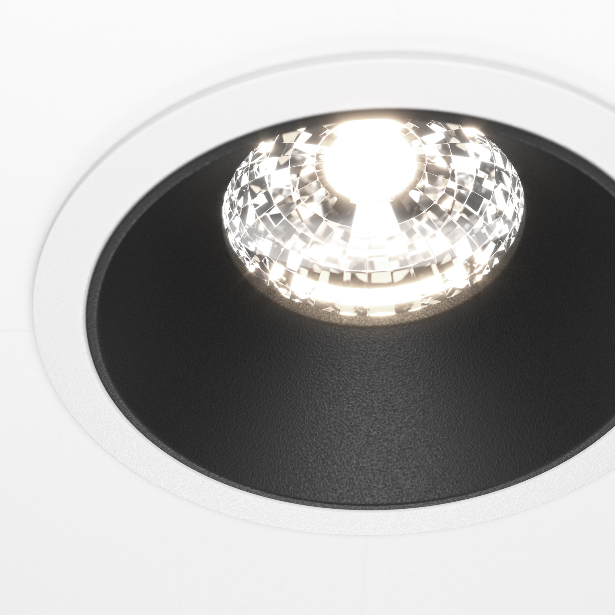 Встраиваемый светильник Maytoni ALFA LED DL043-01-15W4K-D-RD-WB, цвет белый;черный - фото 2