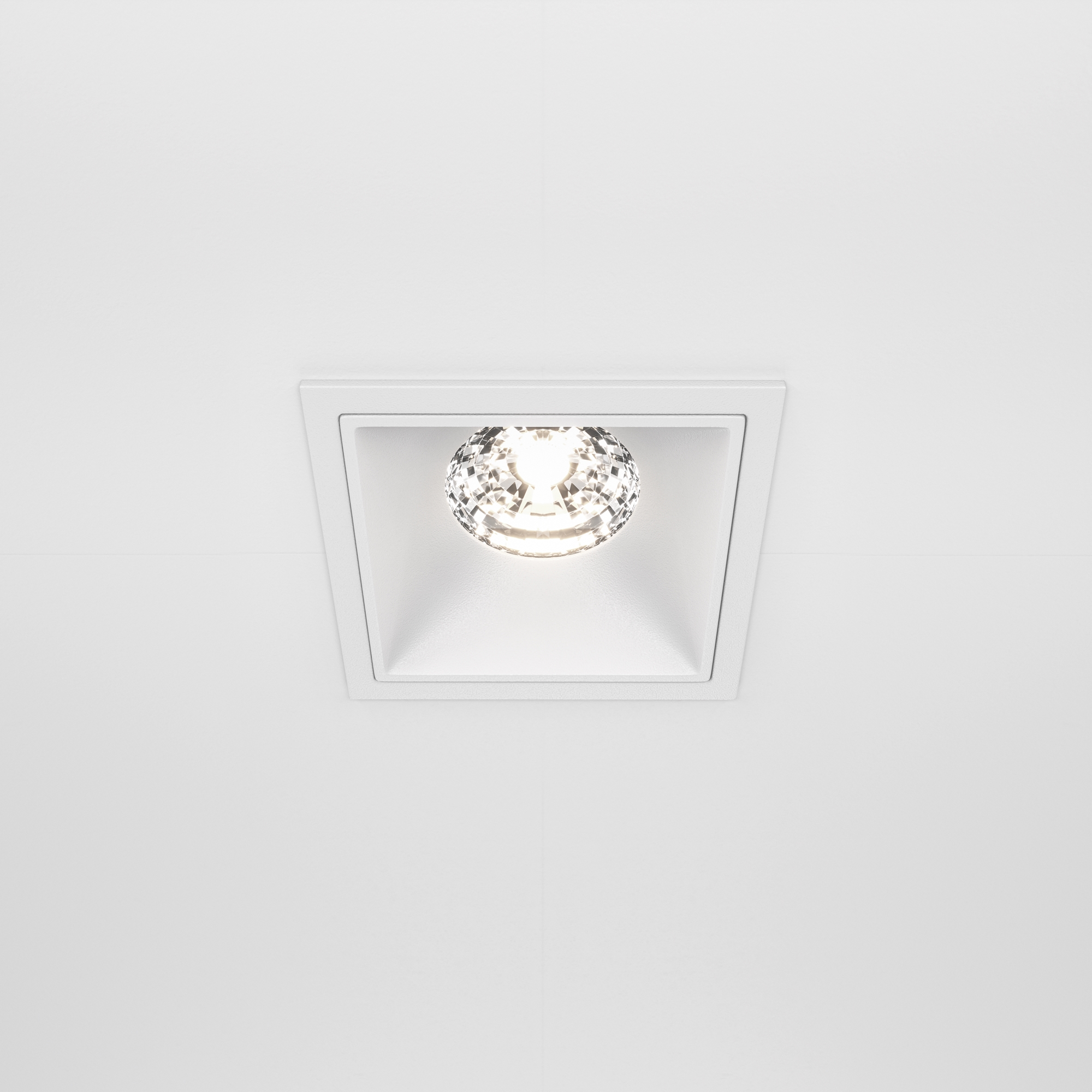 Встраиваемый светильник Maytoni ALFA LED DL043-01-15W4K-D-SQ-W, цвет белый - фото 3