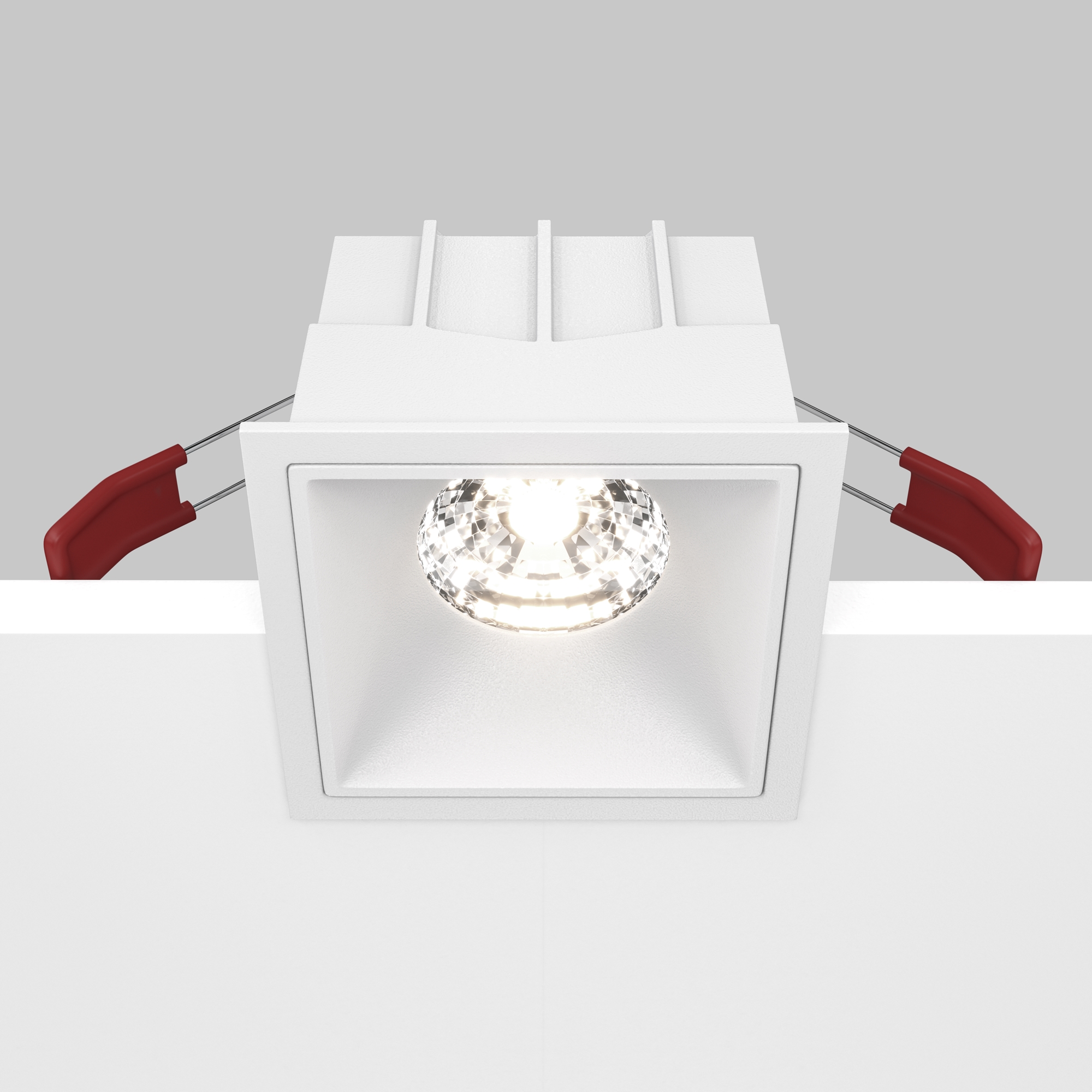 Встраиваемый светильник Maytoni ALFA LED DL043-01-15W4K-D-SQ-W, цвет белый - фото 4