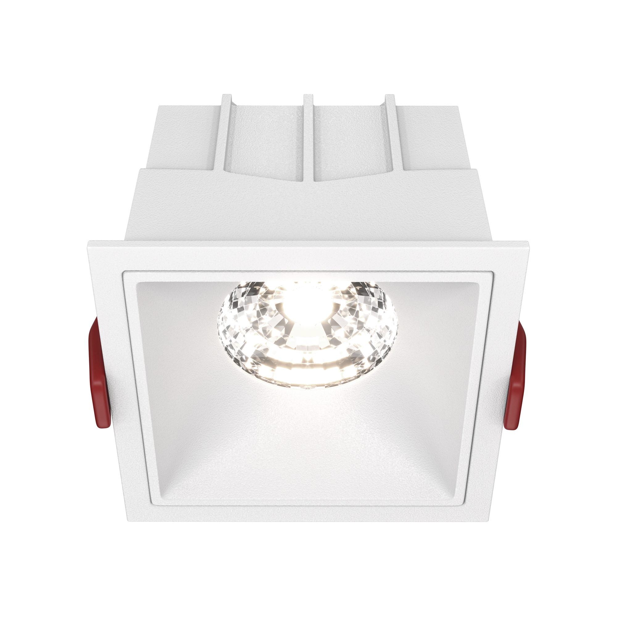 Встраиваемый светильник Maytoni ALFA LED DL043-01-15W4K-D-SQ-W, цвет белый - фото 1