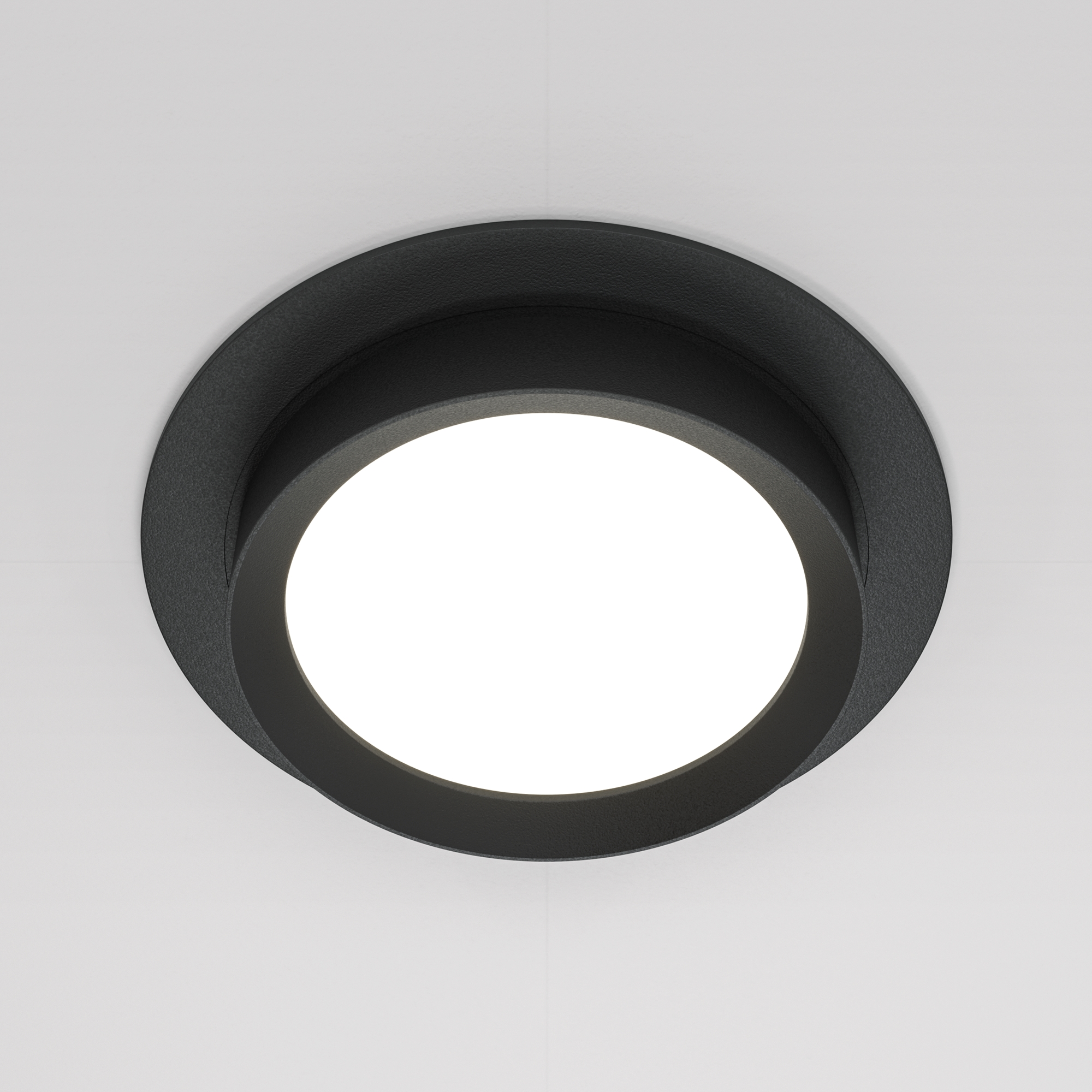 Встраиваемый светильник Maytoni HOOP DL086-GX53-RD-B, цвет черный - фото 3