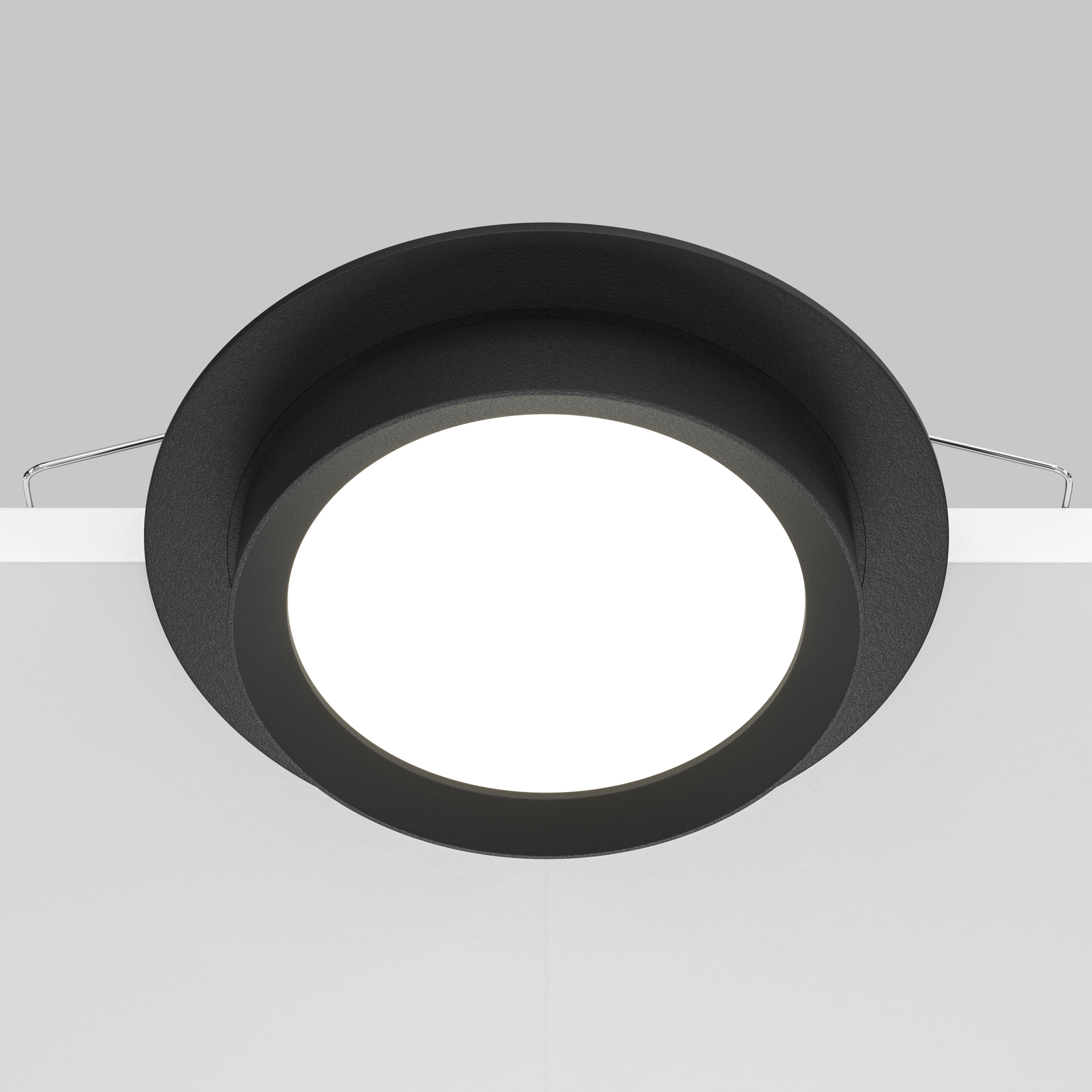 Встраиваемый светильник Maytoni HOOP DL086-GX53-RD-B, цвет черный - фото 4
