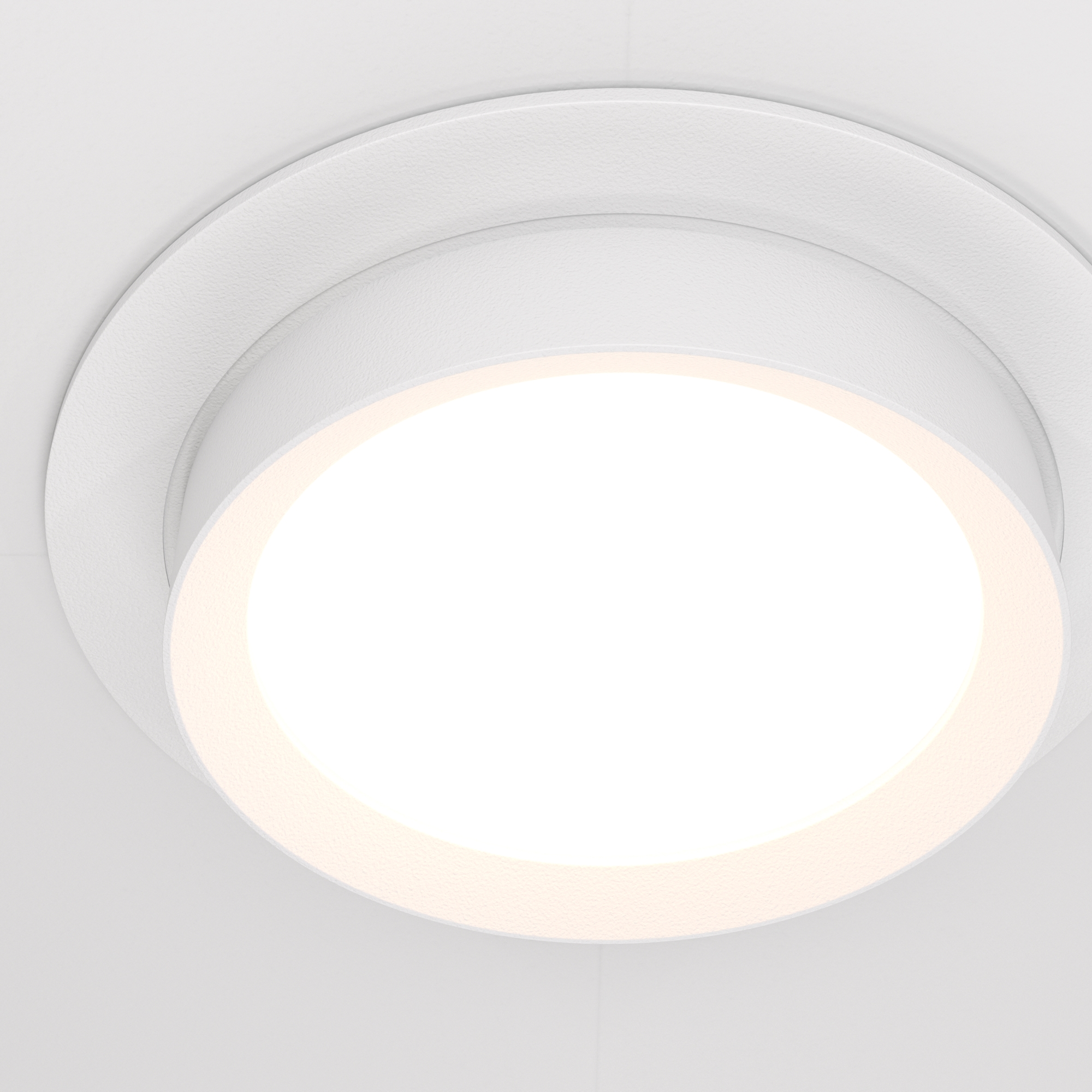 Встраиваемый светильник Maytoni HOOP DL086-GX53-RD-W, цвет белый - фото 2