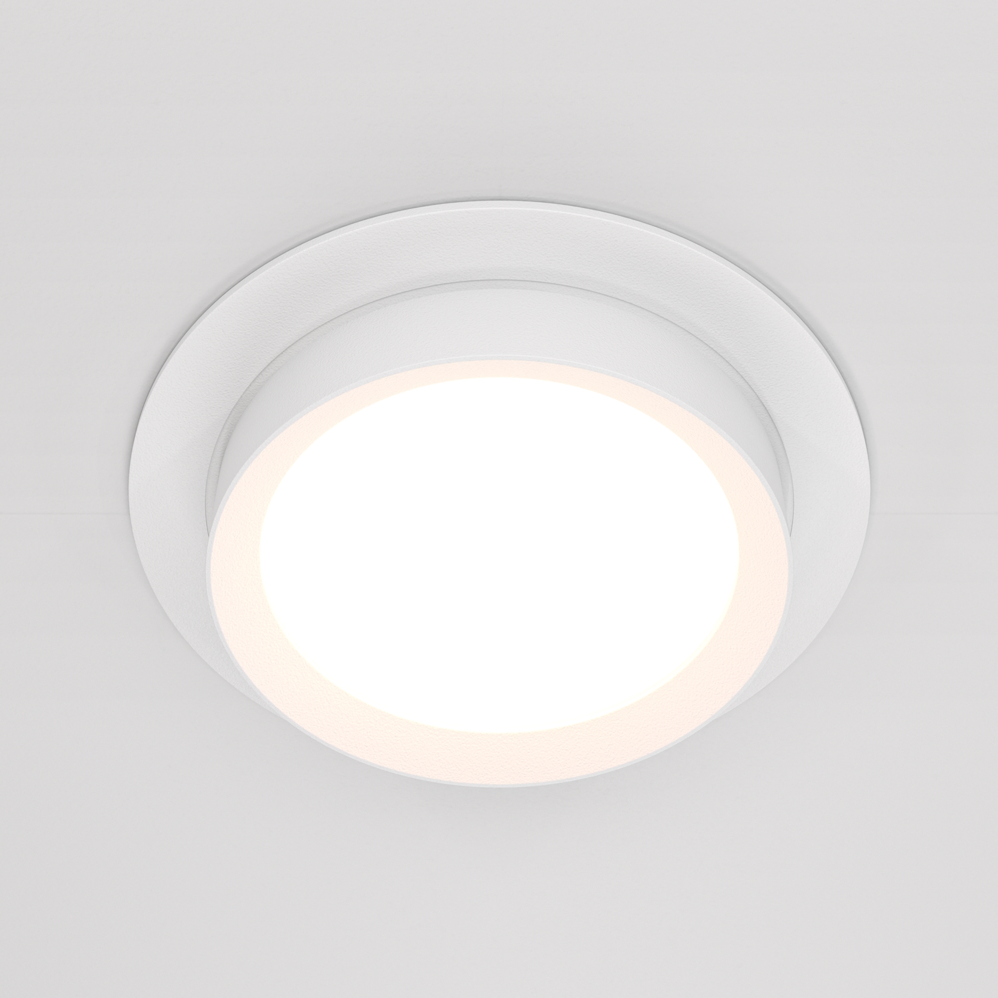 Встраиваемый светильник Maytoni HOOP DL086-GX53-RD-W, цвет белый - фото 3