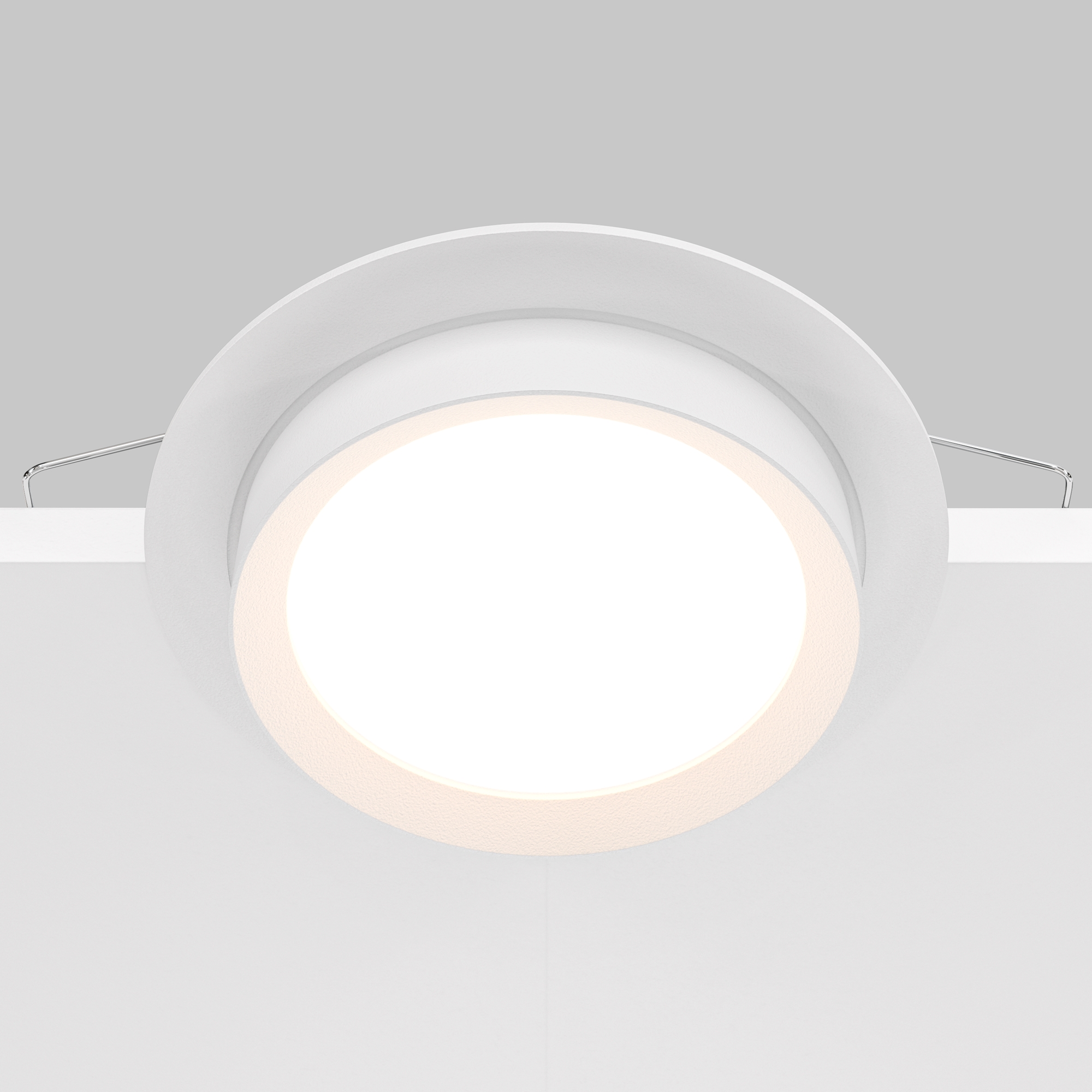 Встраиваемый светильник Maytoni HOOP DL086-GX53-RD-W, цвет белый - фото 4