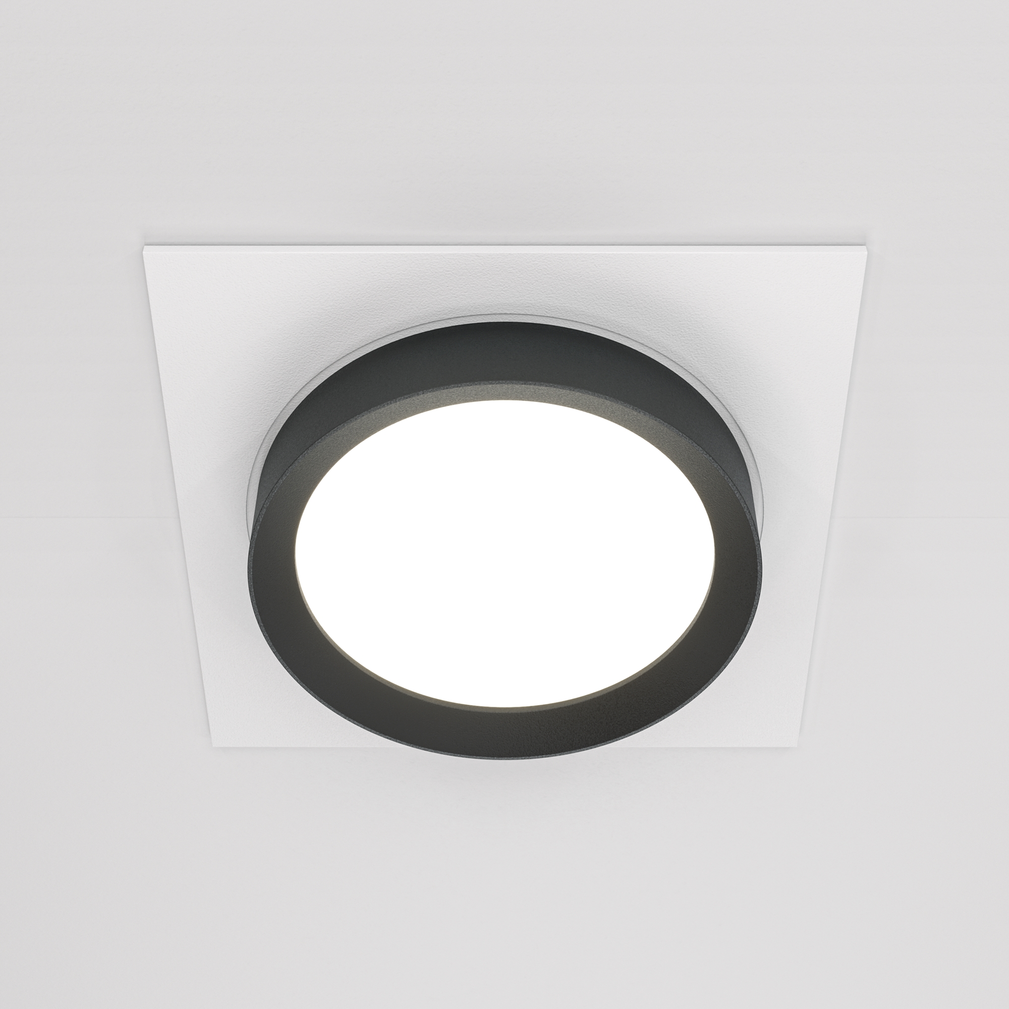 Встраиваемый светильник Maytoni HOOP DL086-GX53-SQ-WB, цвет белый;черный - фото 3