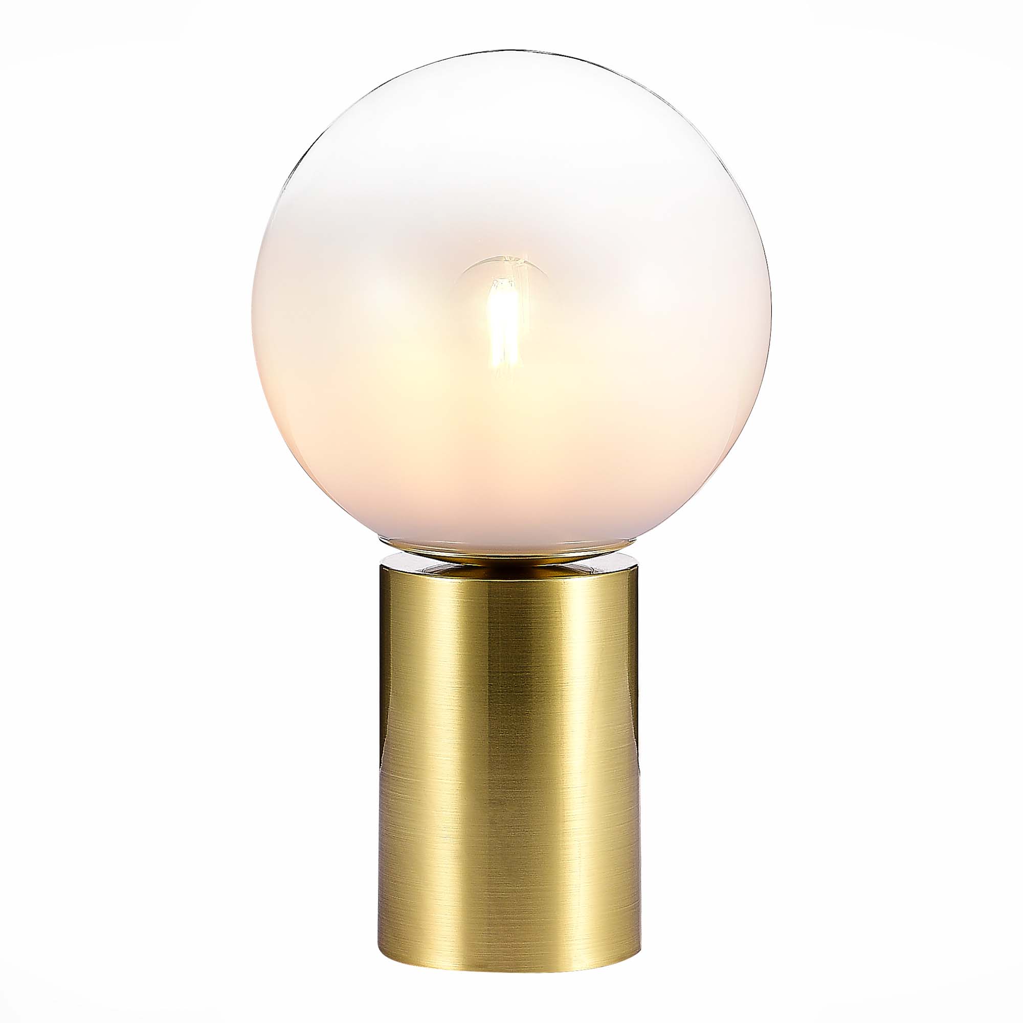 Декоративная настольная лампа St Luce CASSIUS SL1190.204.01, цвет прозрачный;белый - фото 1