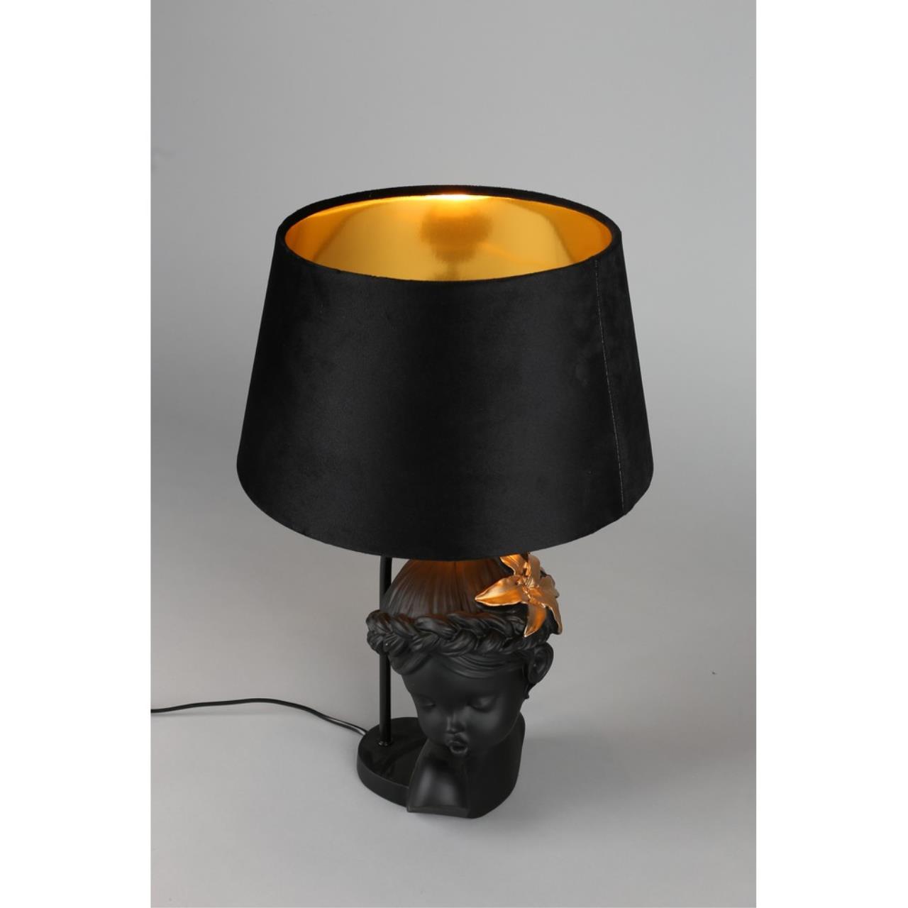 Декоративная настольная лампа Omnilux ARRE OML-10704-01, цвет черный - фото 5