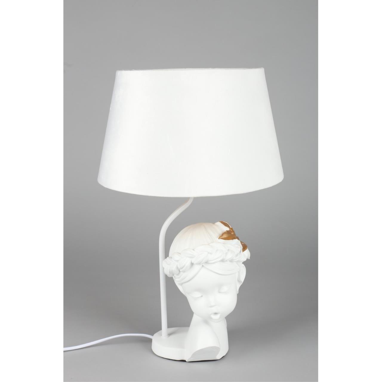 Декоративная настольная лампа Omnilux ARRE OML-10714-01, цвет белый - фото 3