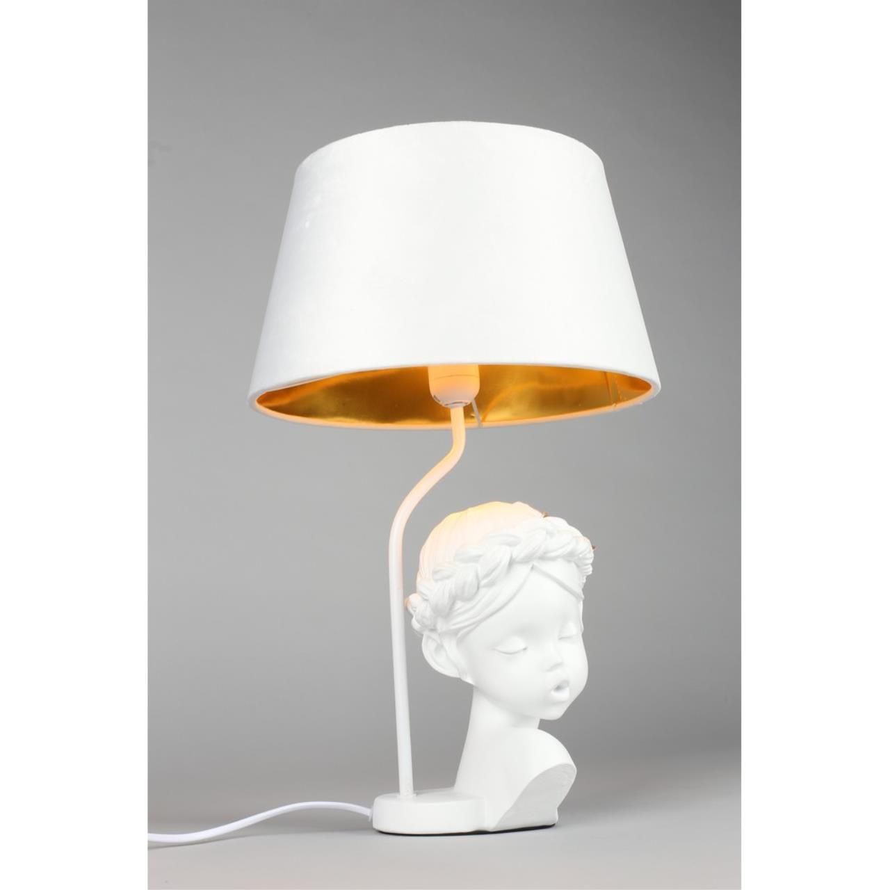 Декоративная настольная лампа Omnilux ARRE OML-10714-01, цвет белый - фото 4