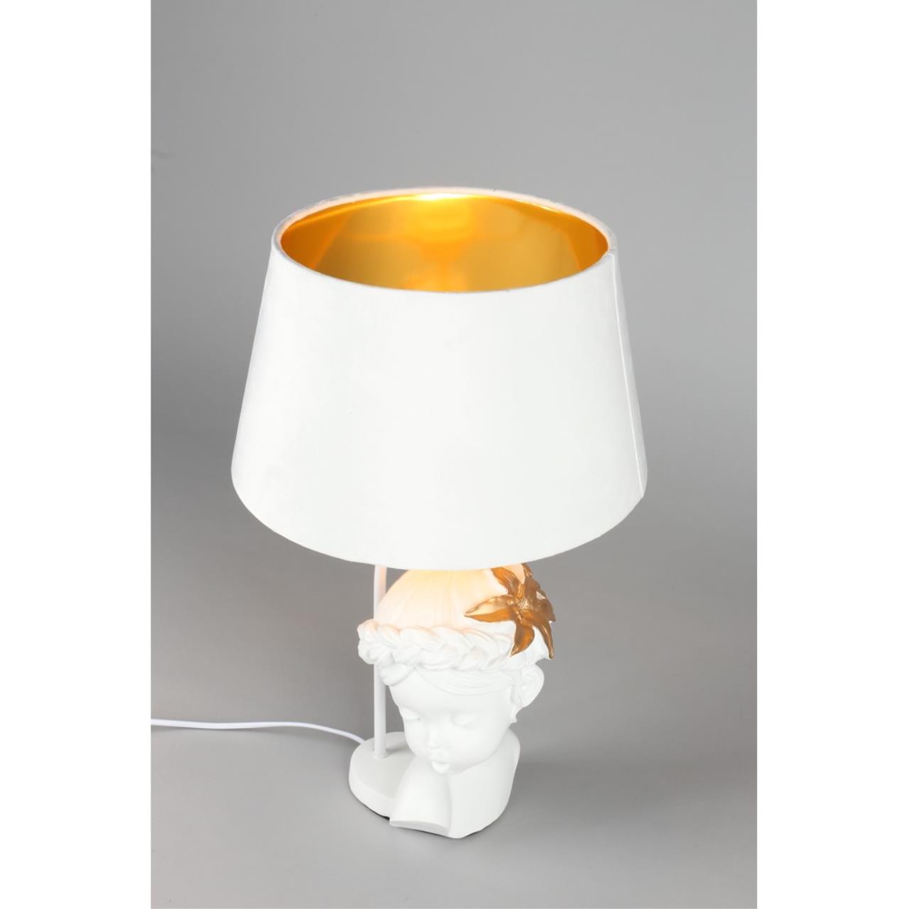 Декоративная настольная лампа Omnilux ARRE OML-10714-01, цвет белый - фото 5