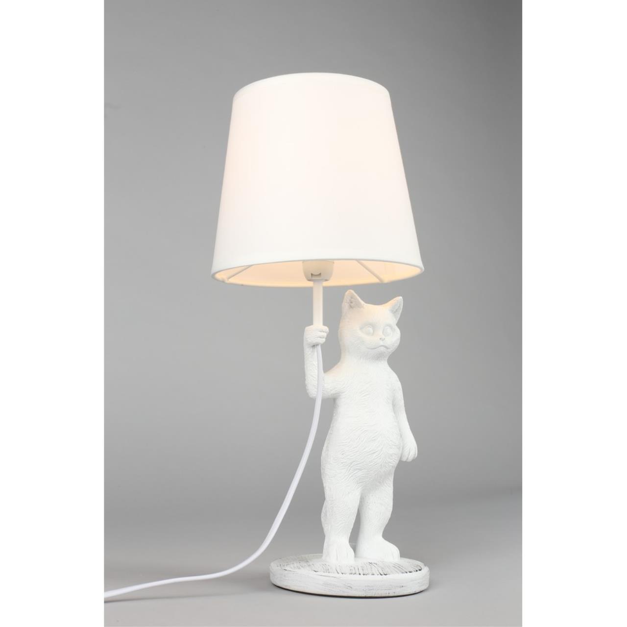 Декоративная настольная лампа Omnilux PADOVA OML-19804-01, цвет белый - фото 4