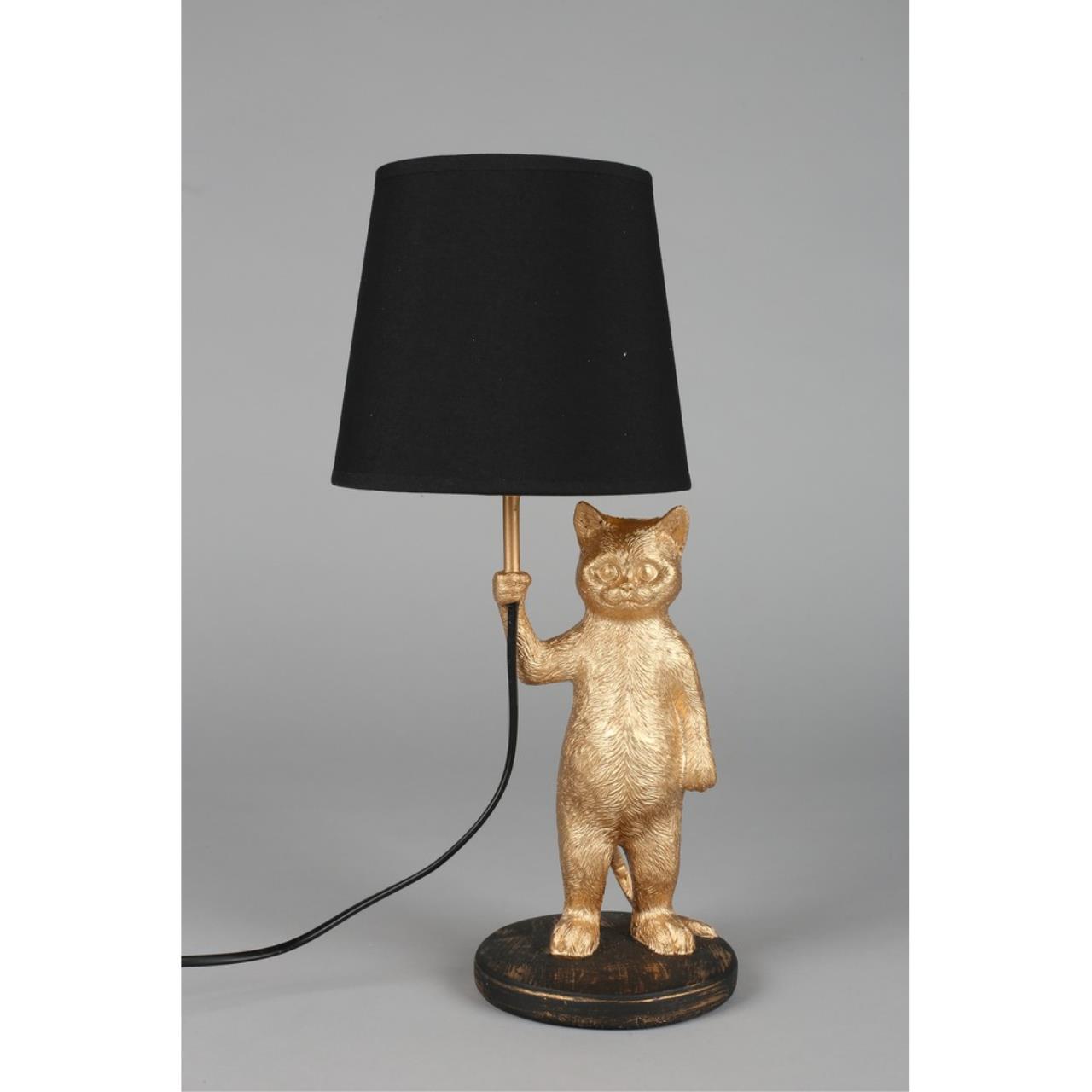 Декоративная настольная лампа Omnilux PADOVA OML-19814-01, цвет черный - фото 3
