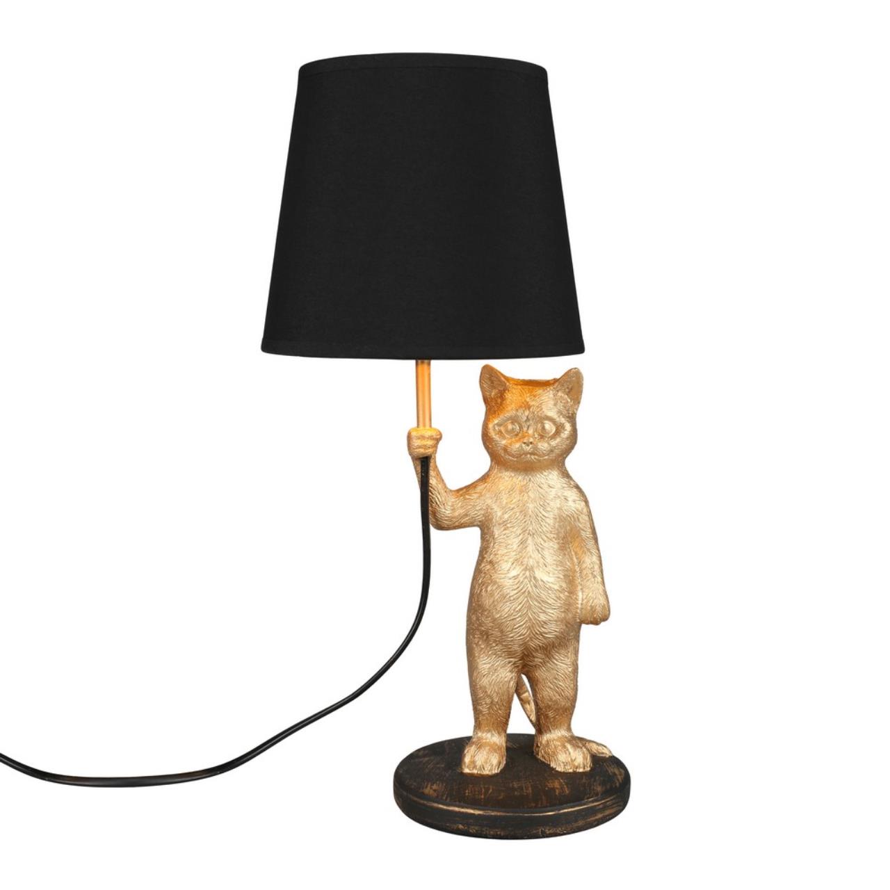 Декоративная настольная лампа Omnilux PADOVA OML-19814-01, цвет черный - фото 1