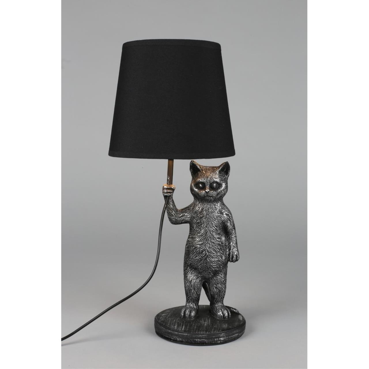 Декоративная настольная лампа Omnilux PADOVA OML-19824-01, цвет черный - фото 3