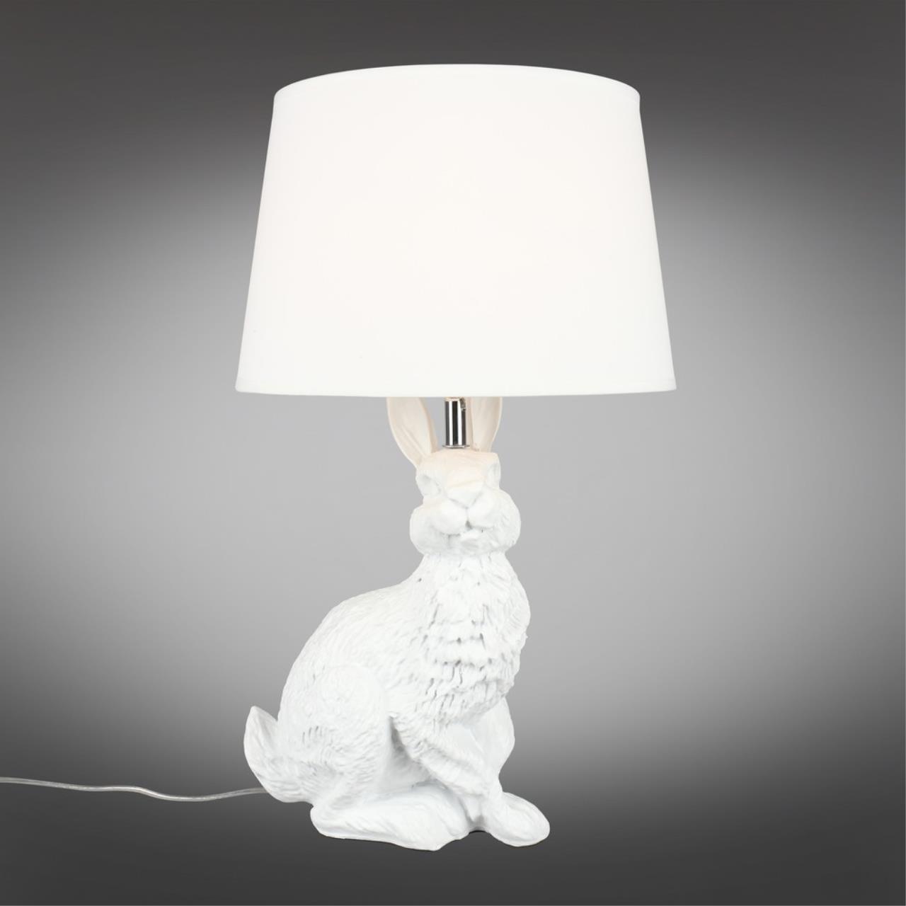 Декоративная настольная лампа Omnilux PIACENZA OML-19904-01, цвет белый - фото 2