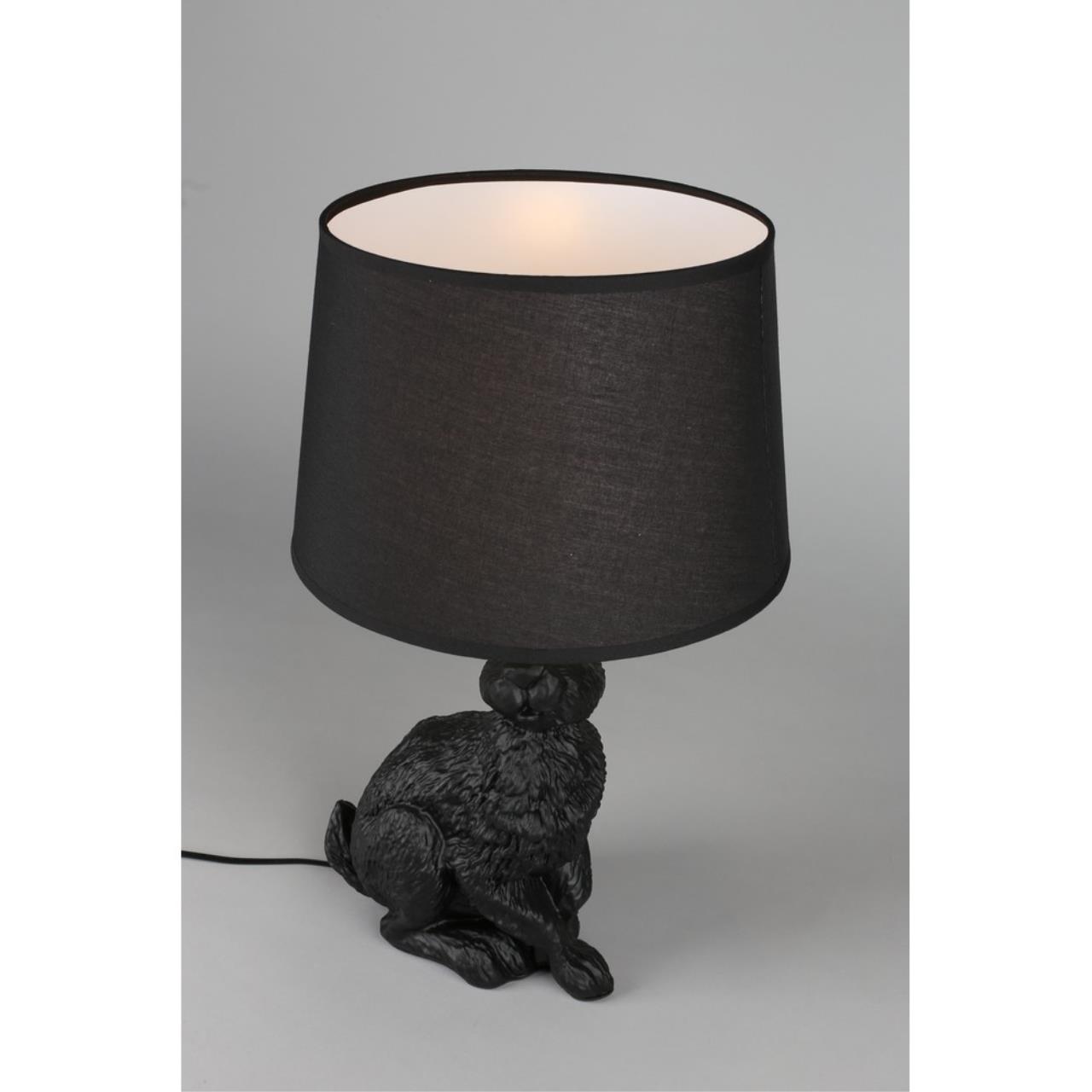 Декоративная настольная лампа Omnilux PIACENZA OML-19924-01, цвет черный - фото 5