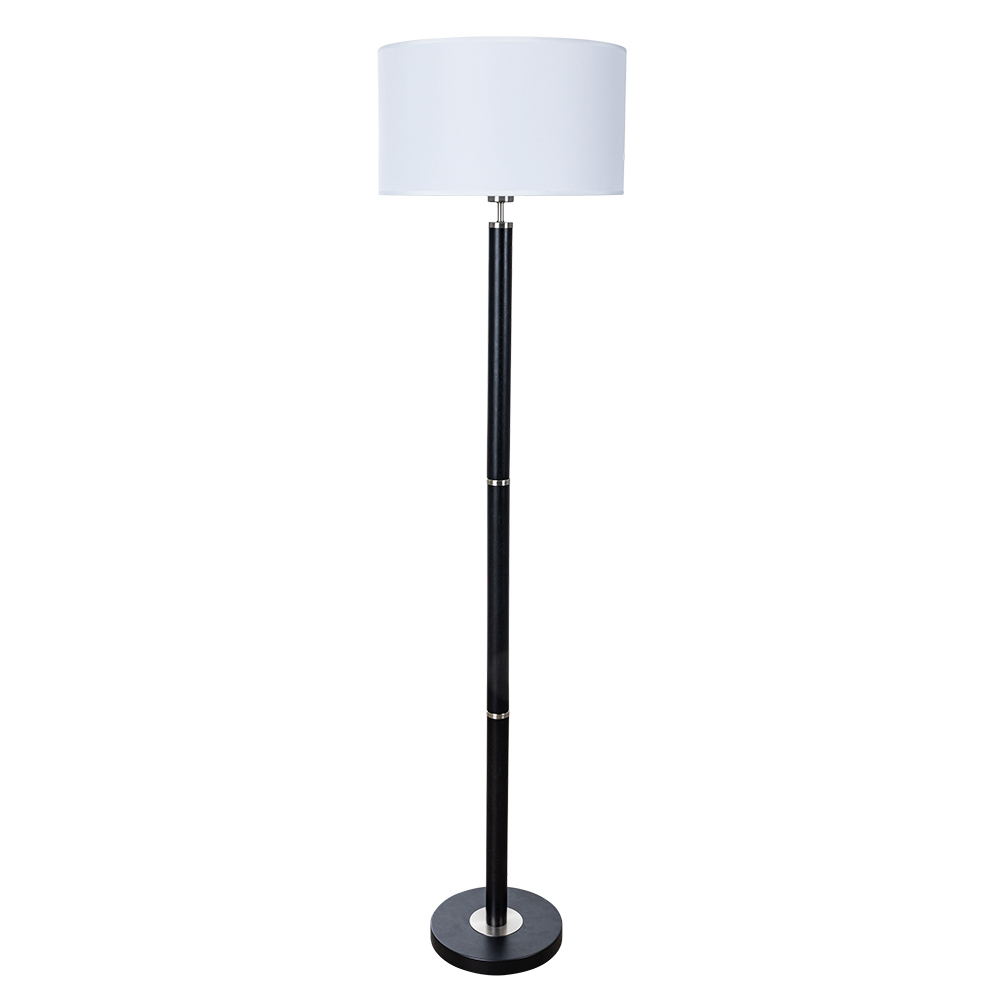 Торшер Arte Lamp ROBERT A5029PN-1SS, цвет черный - фото 1