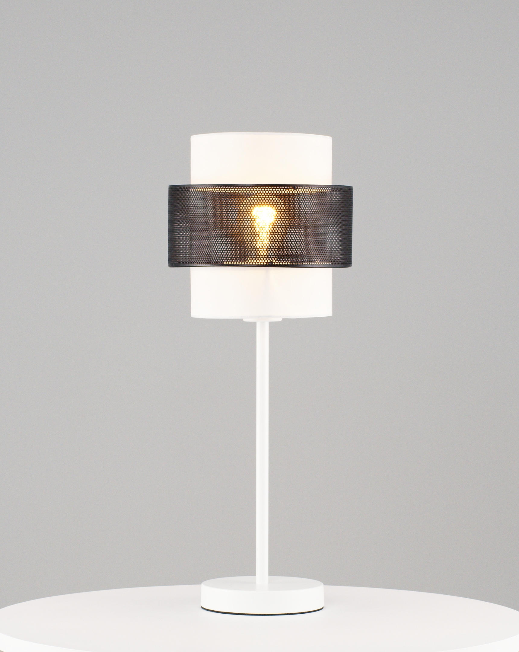 Декоративная настольная лампа Moderli GELA V10487-1T, цвет черный;белый УТ000035388 - фото 1