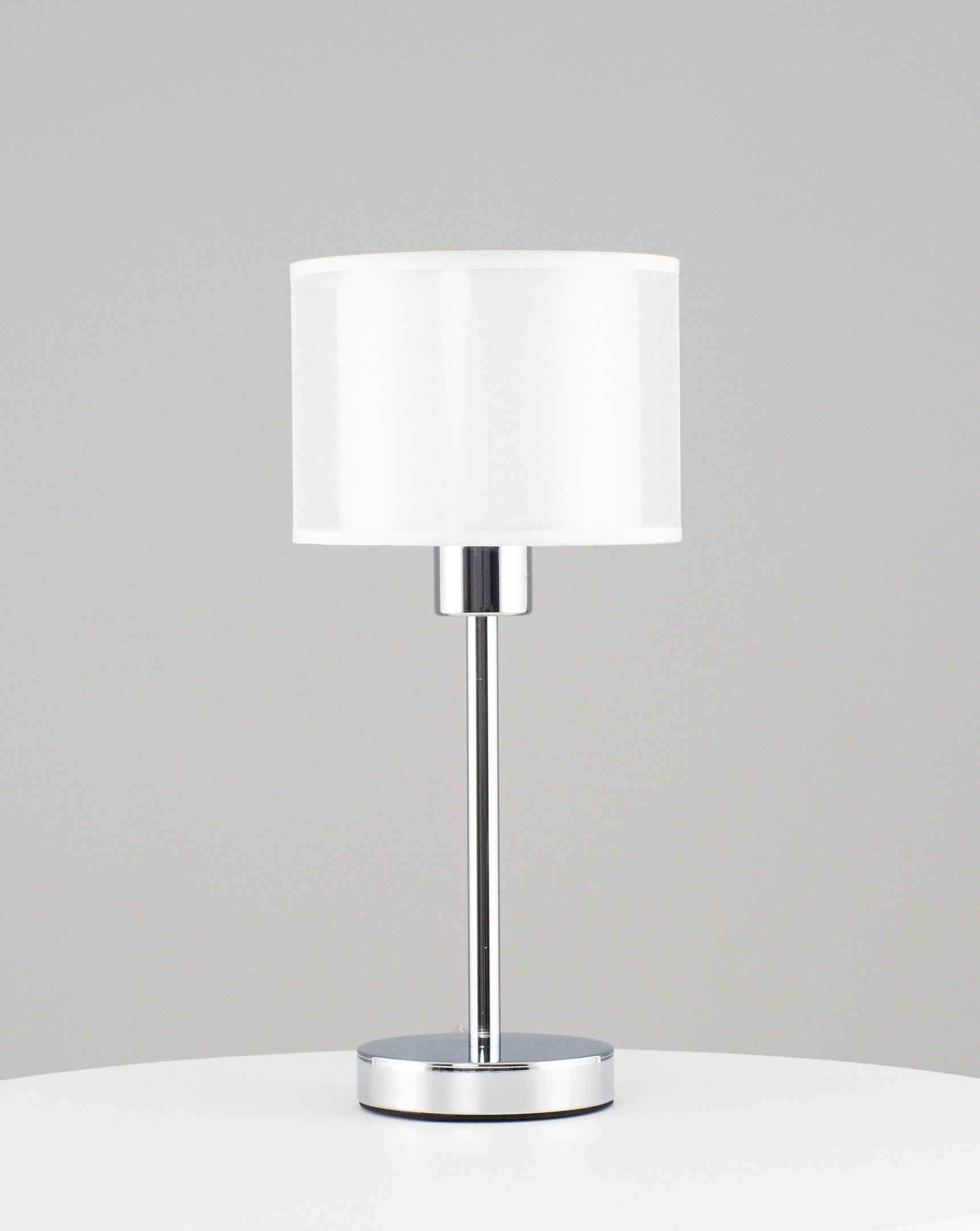 Декоративная настольная лампа Moderli MASSA V10497-1T, цвет хром;белый УТ000035398 - фото 1