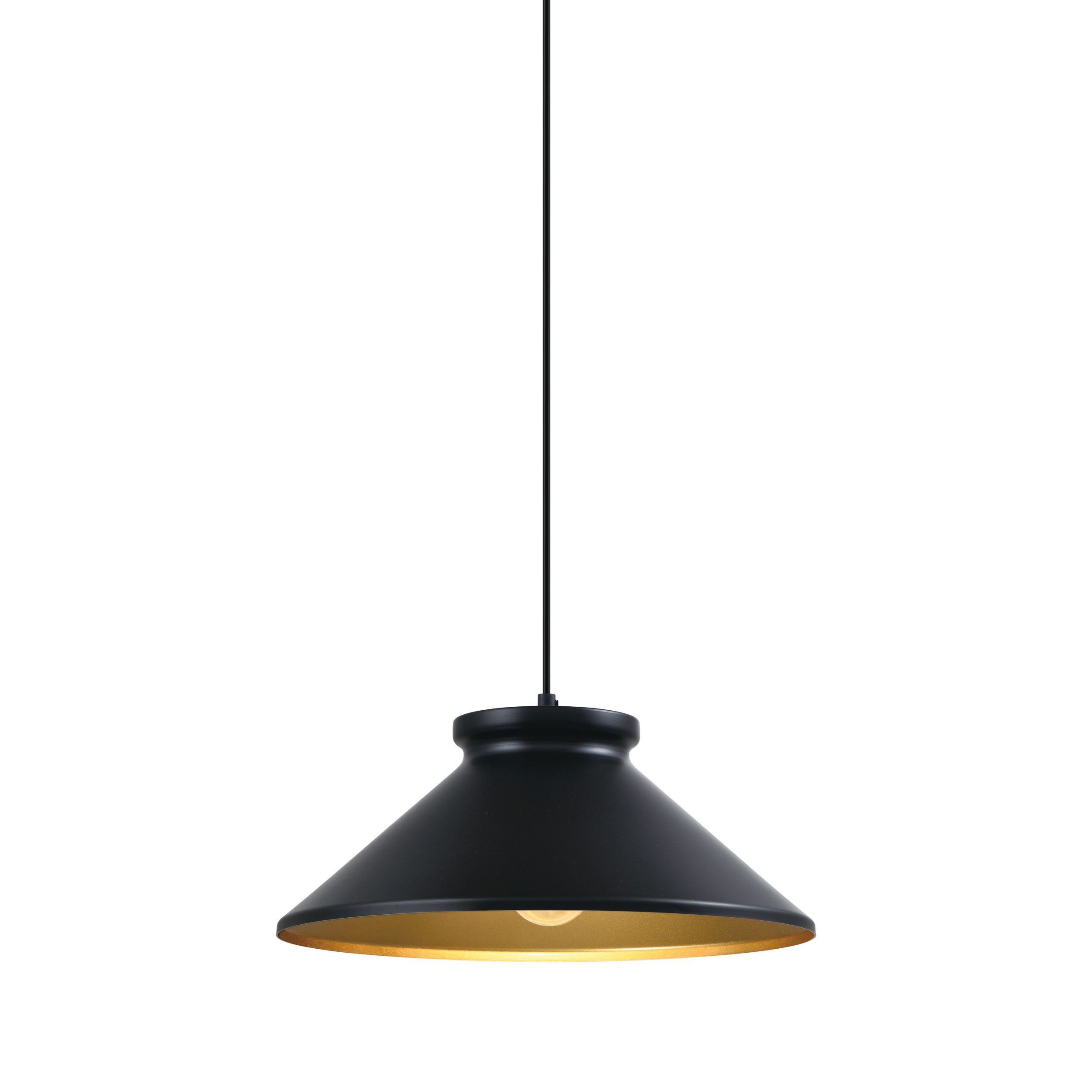 Подвесной светильник Moderli BRABBO V1430-1P, цвет черный;золотистый УТ000017086 - фото 2
