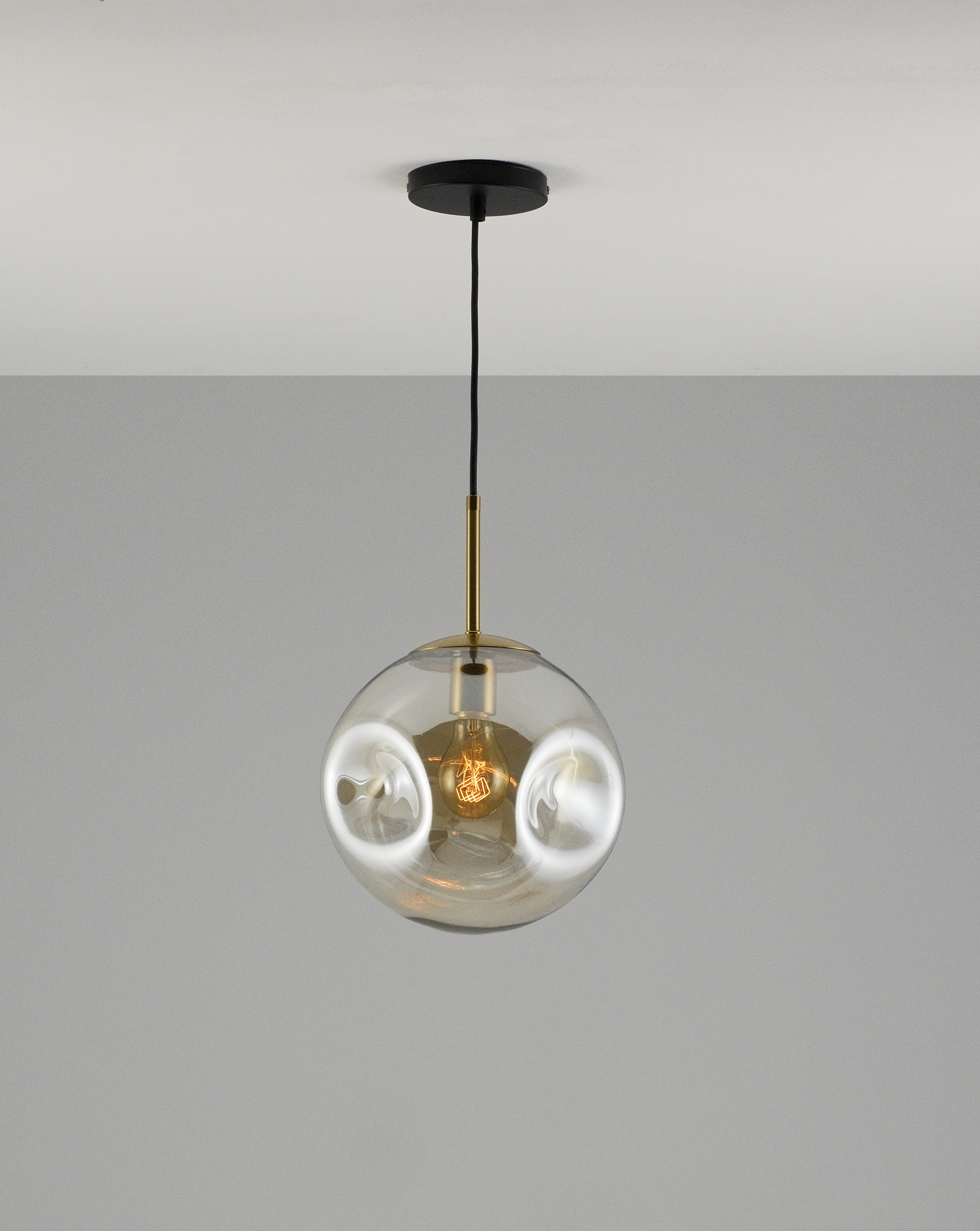Подвесной светильник Moderli AMO V2081-P, цвет коричневый;прозрачный УТ000017211 - фото 2