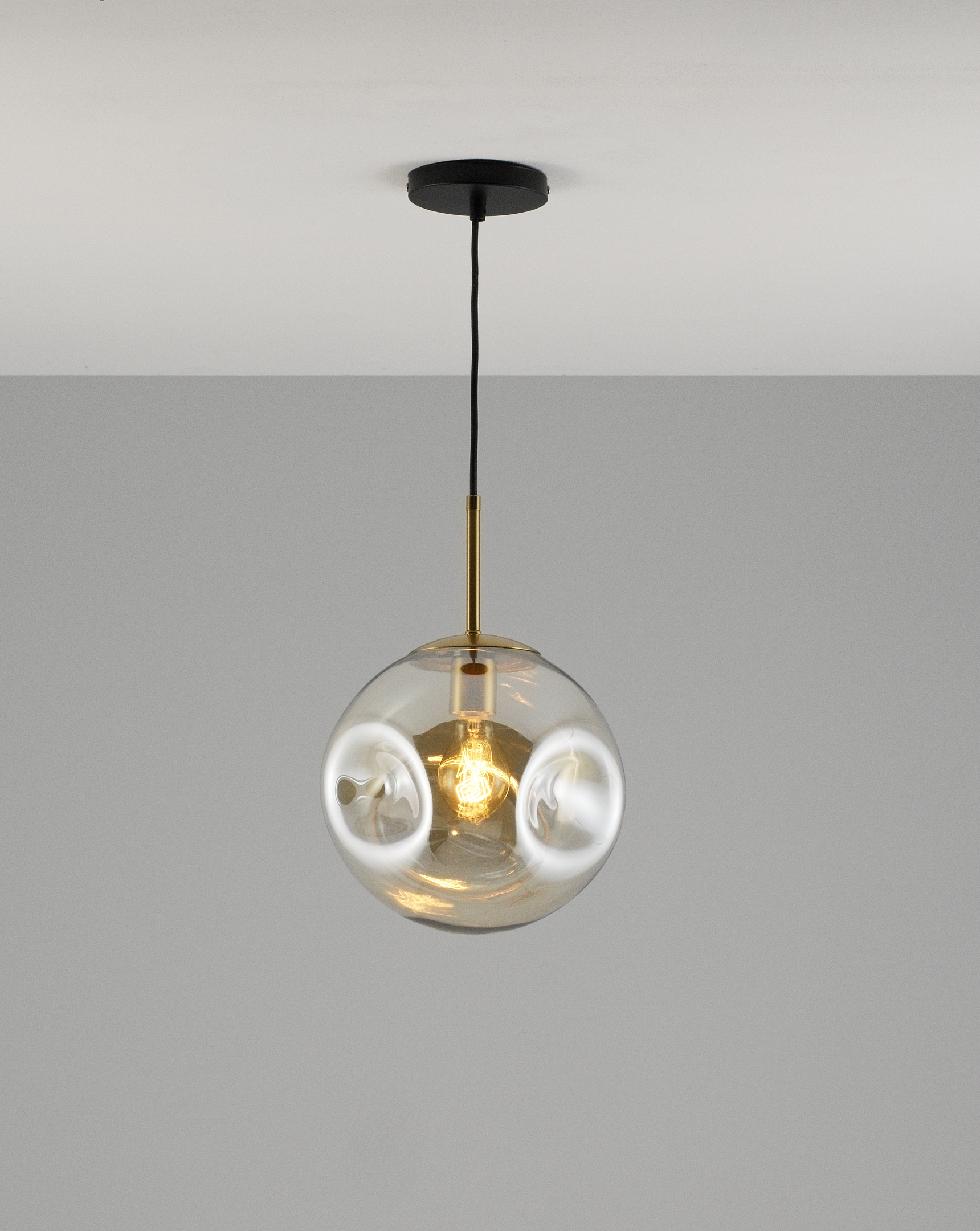 Подвесной светильник Moderli AMO V2081-P, цвет коричневый;прозрачный УТ000017211 - фото 3