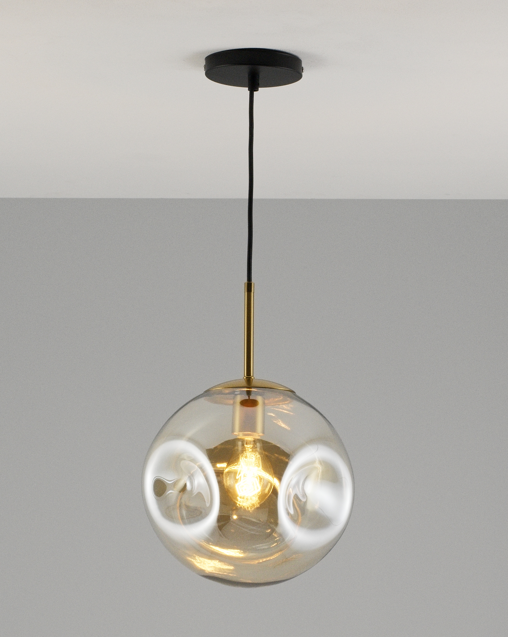 Подвесной светильник Moderli AMO V2081-P, цвет коричневый;прозрачный УТ000017211 - фото 4
